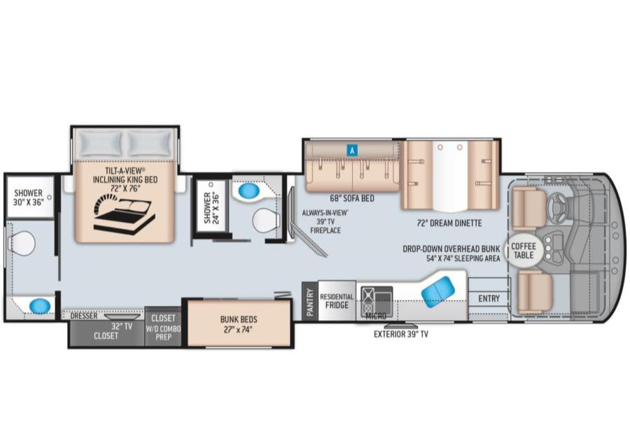 Class A RV Rental 