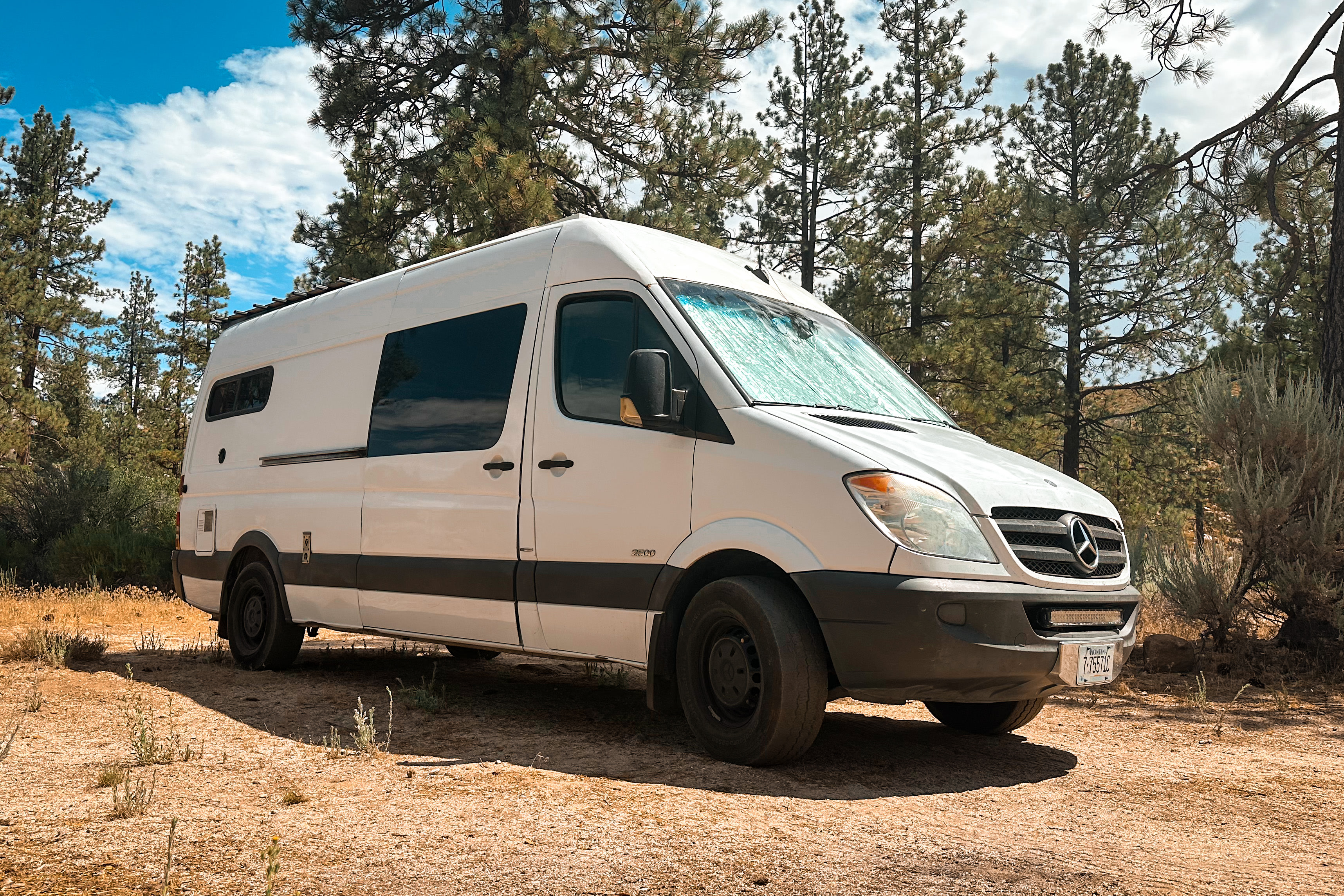 ROOF DECK CAMPER - Sprinter w/Queen Bed, Shower & Solar