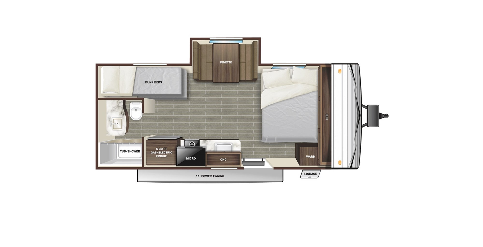 Travel trailer RV Rental 