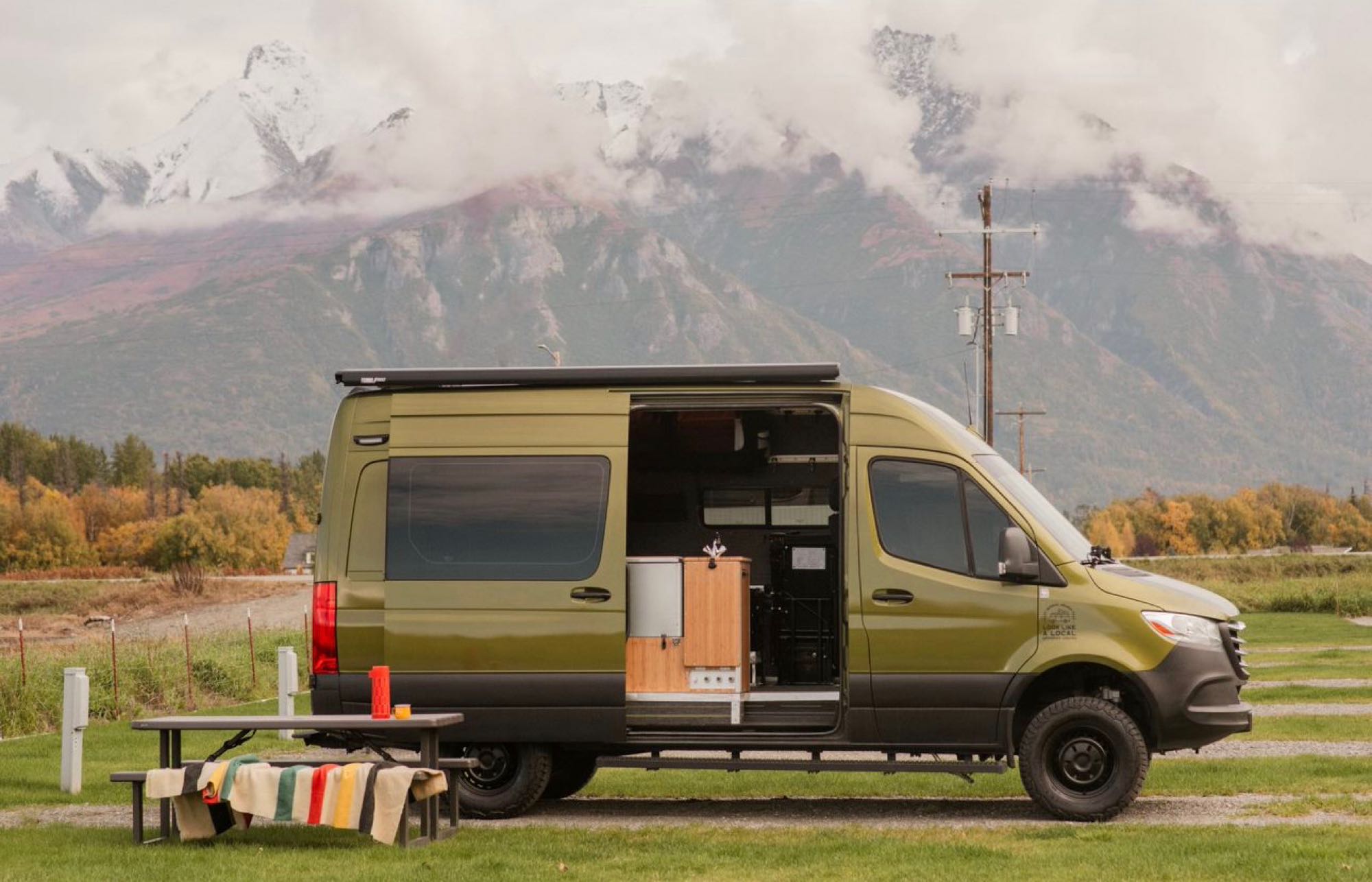 Look Like A Local - "Hugo" The Big Green Van - 2019 Sprinter 4x4 Diesel