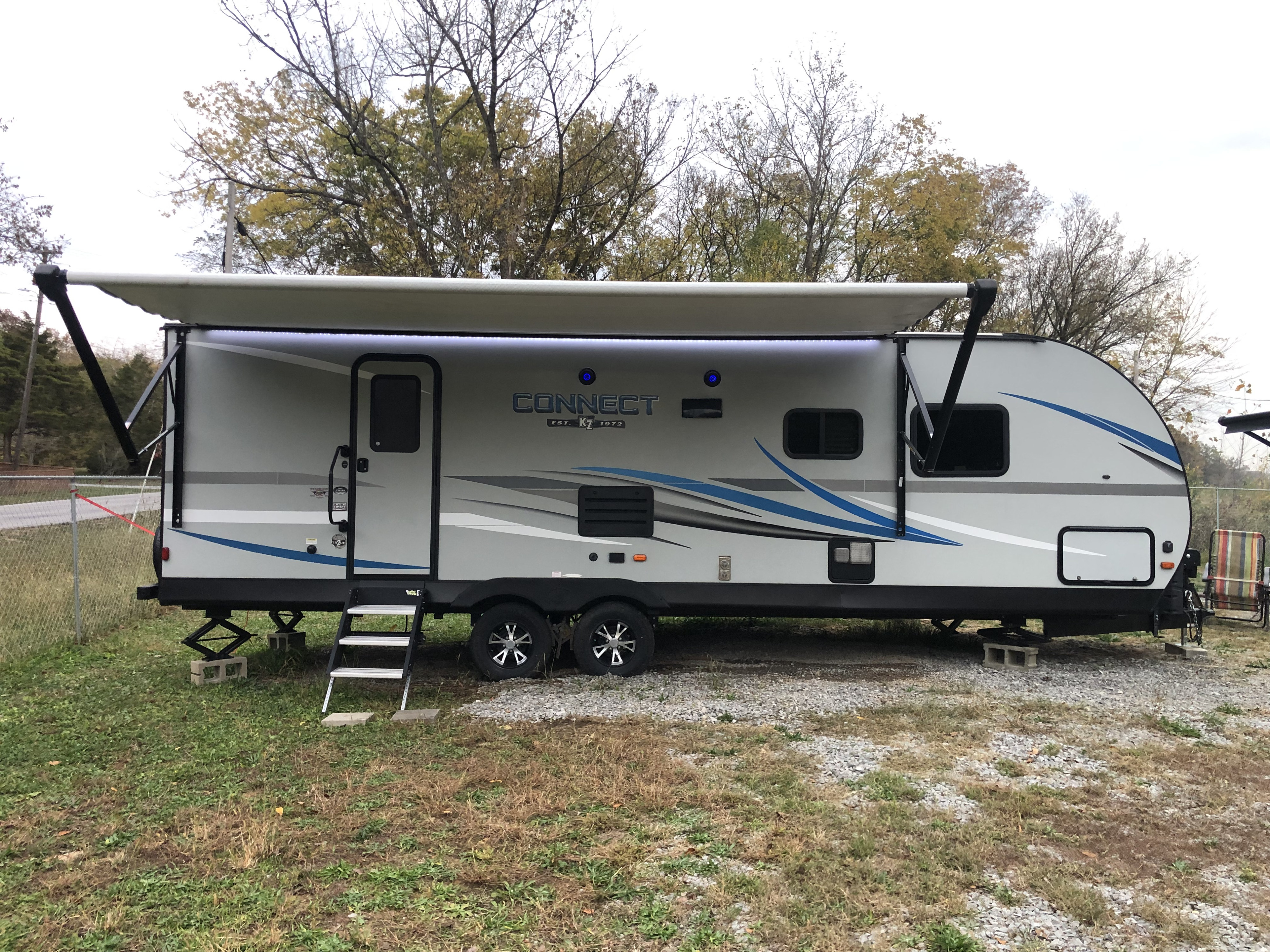 2019 KZ Connect.  Stationary private campground near Lake Barkley and LBL