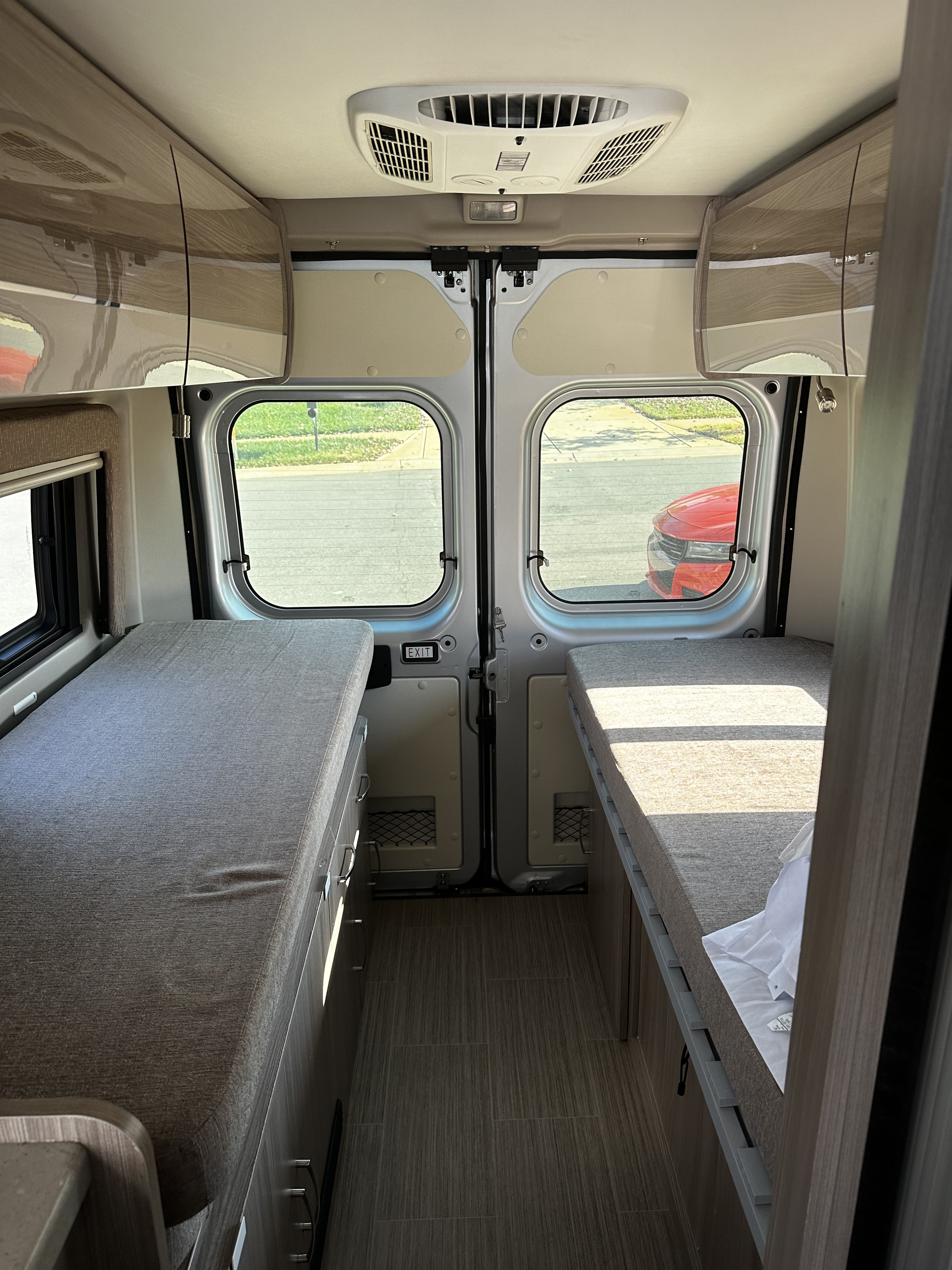 The rear area which coverts to one large queen sized bed.. Thor Motor Coach Sequence 20-A 2022