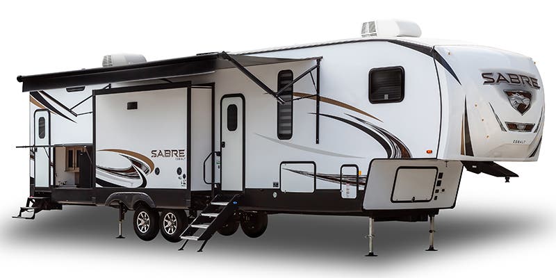 Immaculate 2021 Forest River Sabre 5th Wheel Bunkhouse!