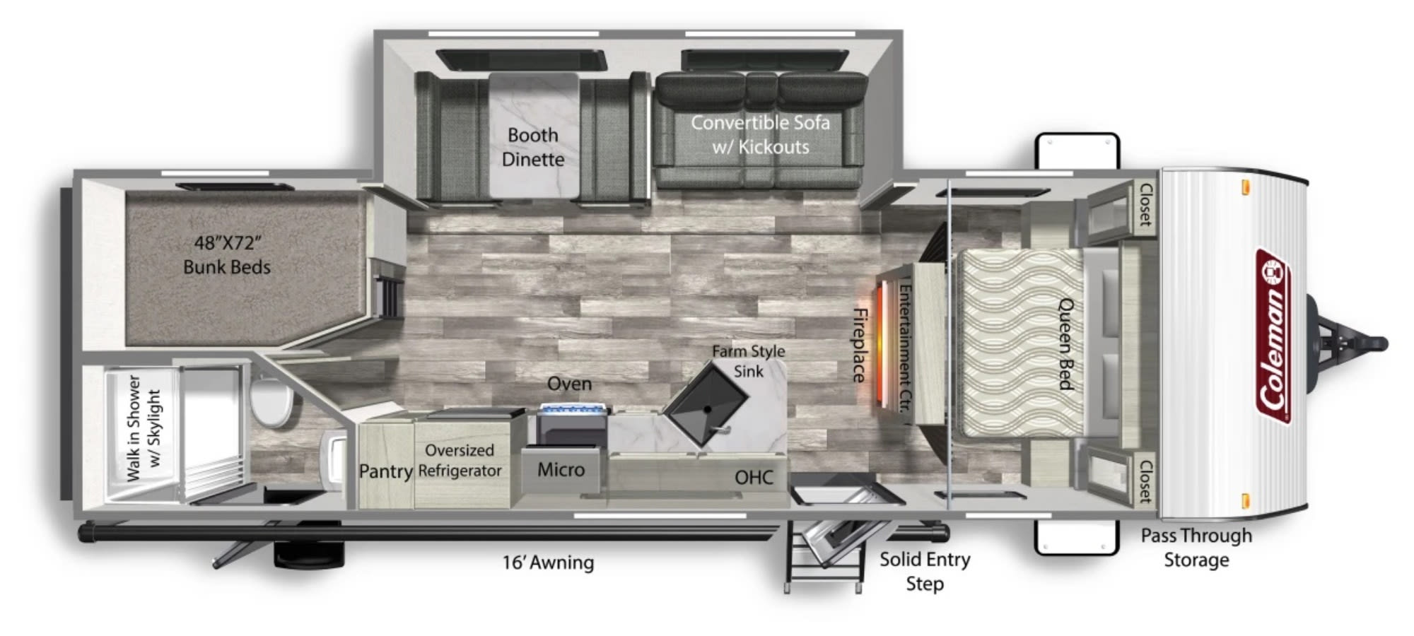 Travel trailer RV Rental 