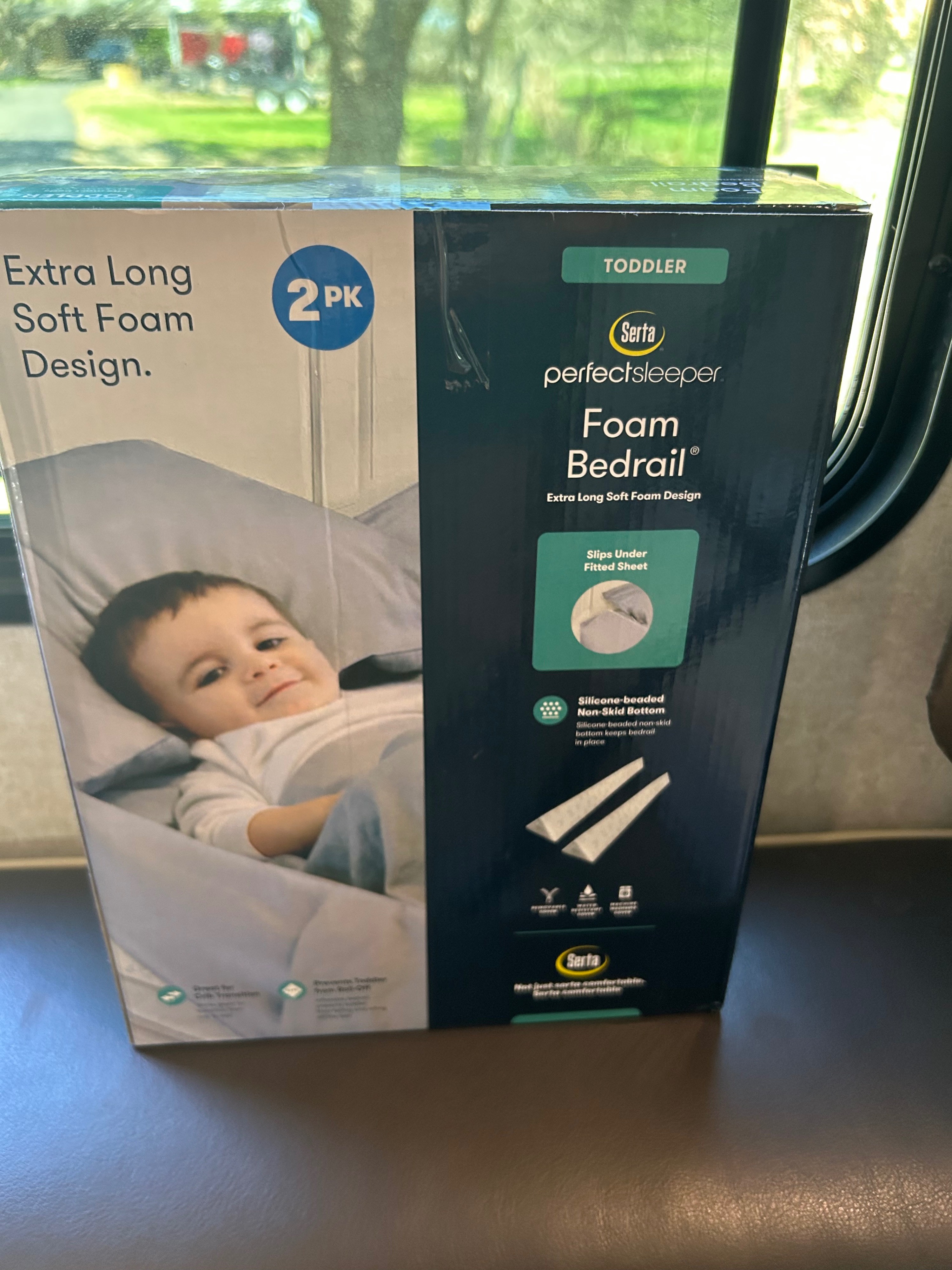 A Serta Toddler Foam Bedrail (2 PK) provides child safety in an RV rental, ensuring comfortable sleep on the go.. Jayco Jay Flight 2017