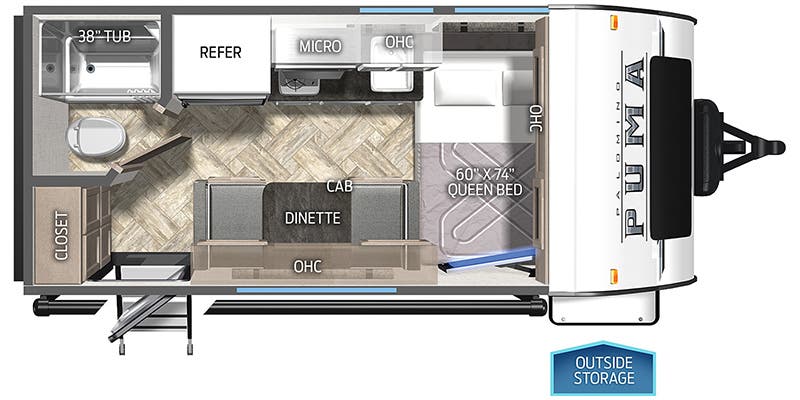 Travel trailer RV Rental 