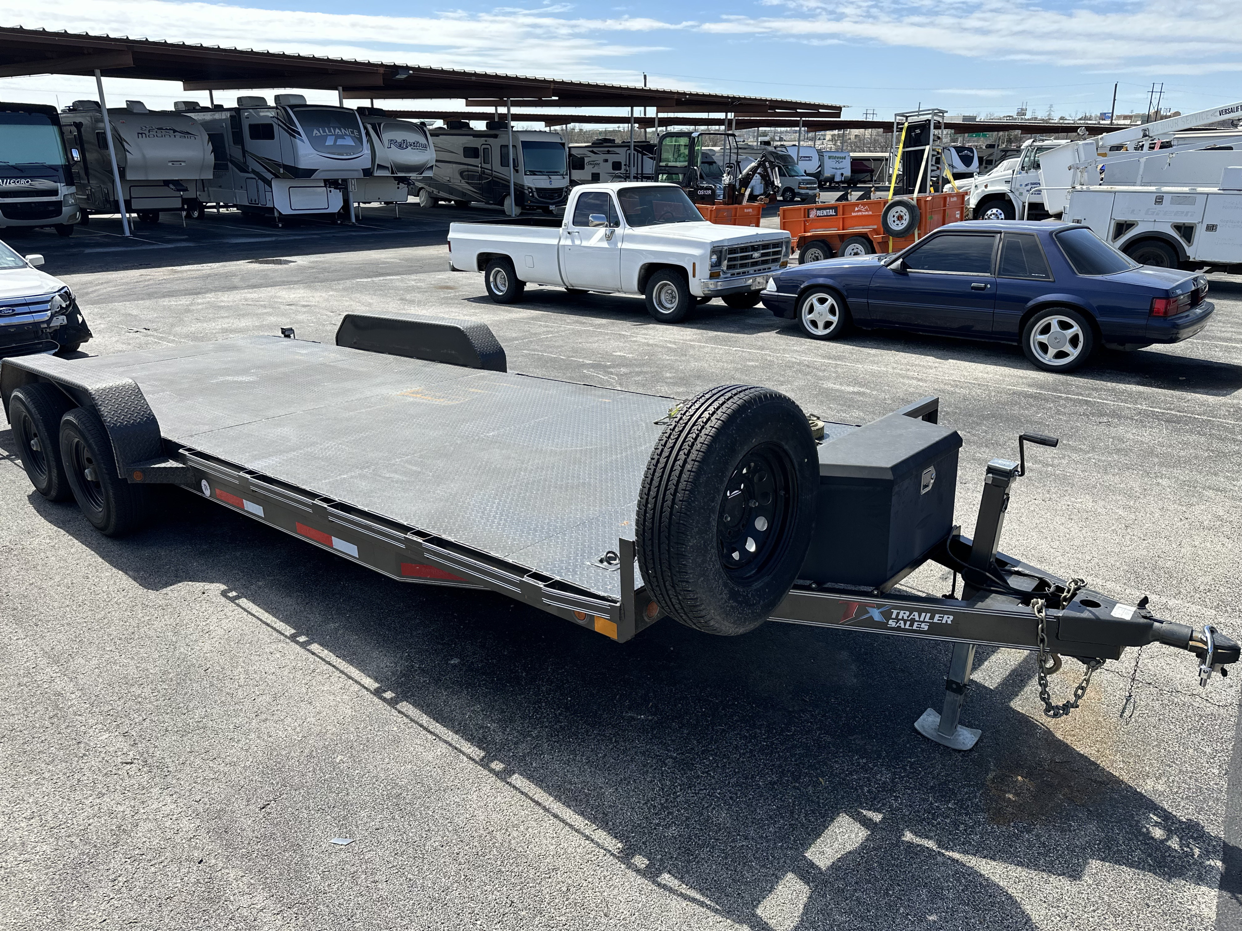 22 foot steel deck Car Hauler