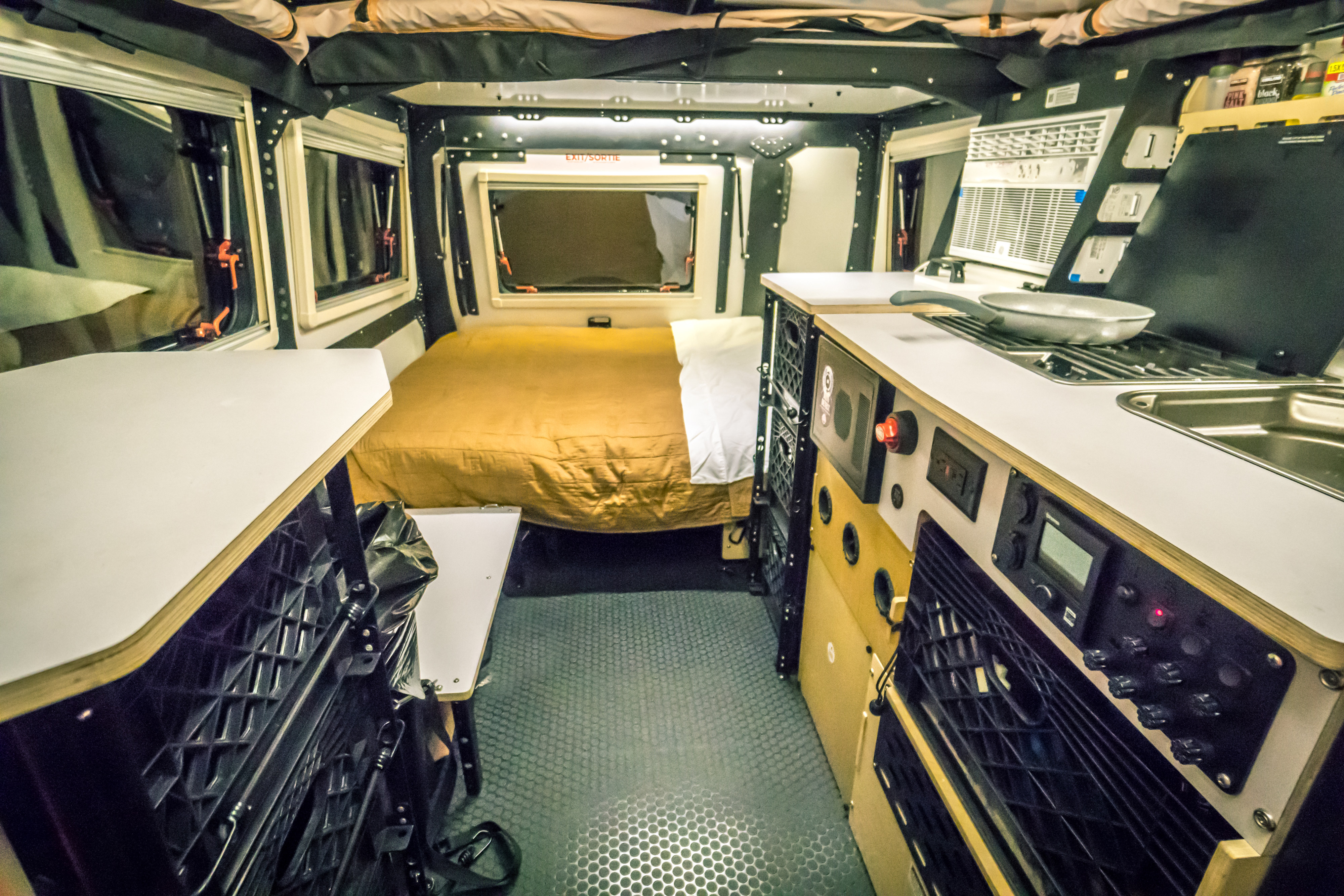 With its efficient layout, you have convenient access to the bed, storage, cooking, sink, and the ice chest platform.. TAXA Mantis 2023