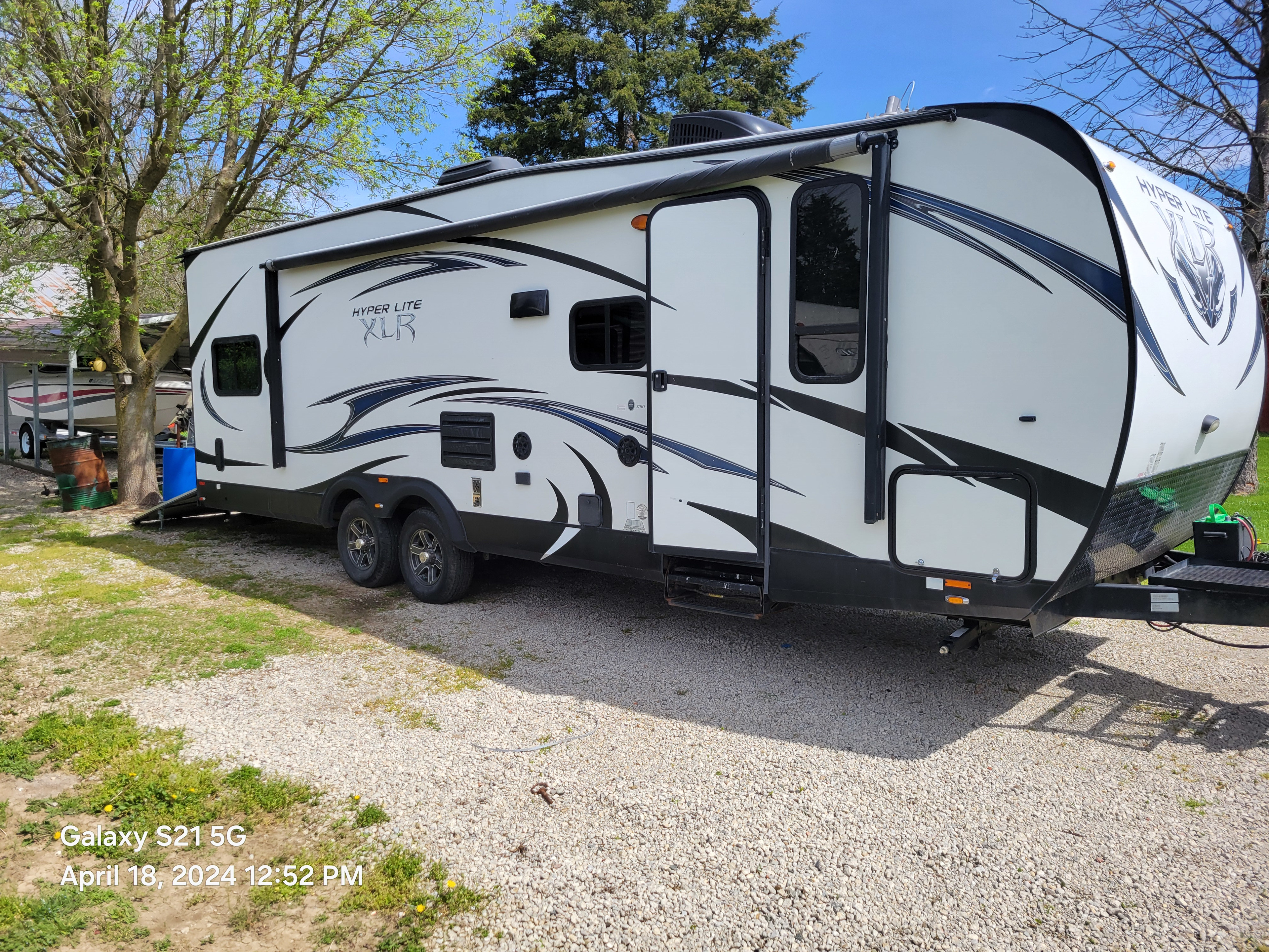 2014 Forest River XLR HyperLite Toy Hauler Travel trailer in