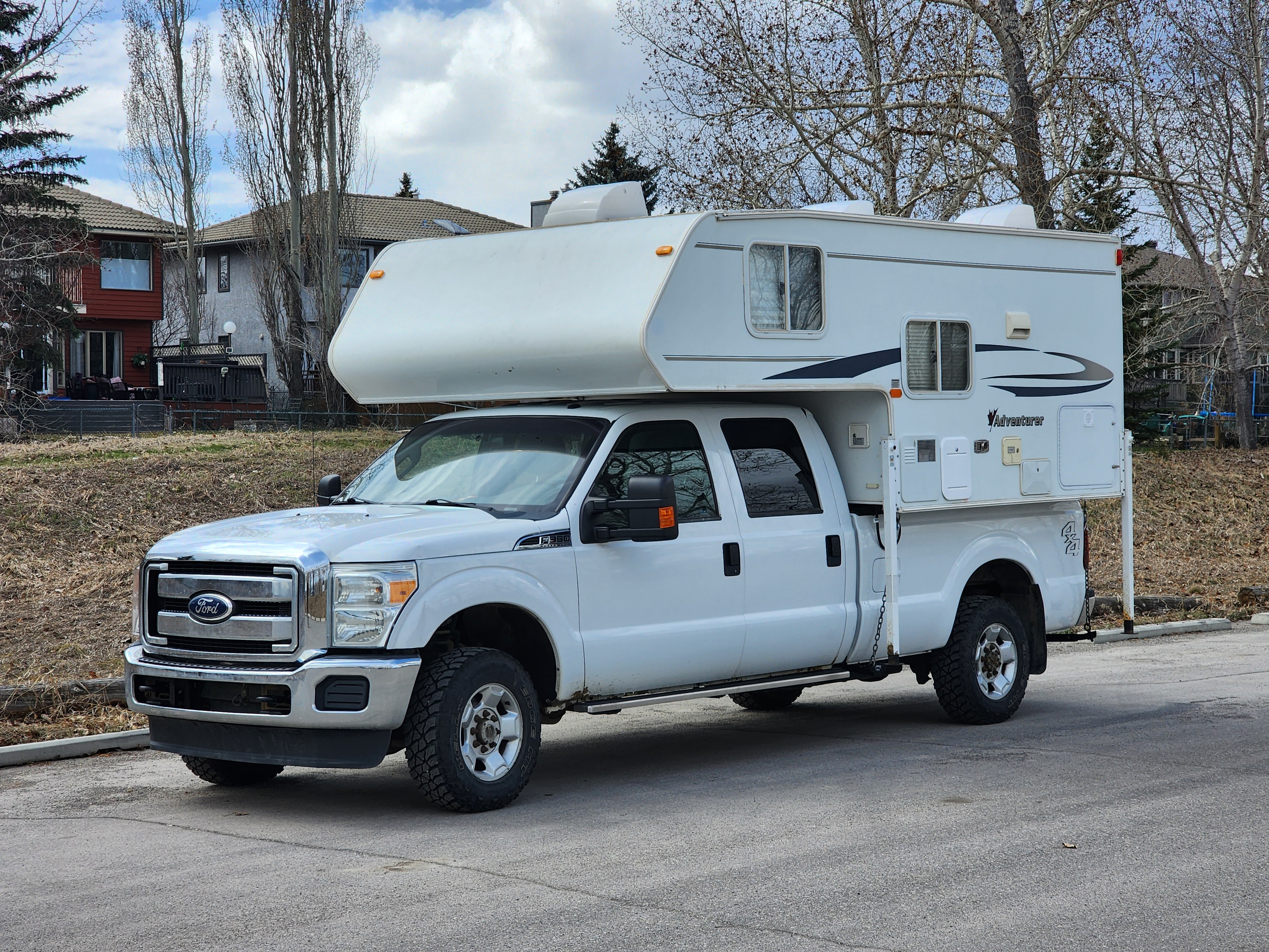4x4 F350 With Adventure Truck Camper