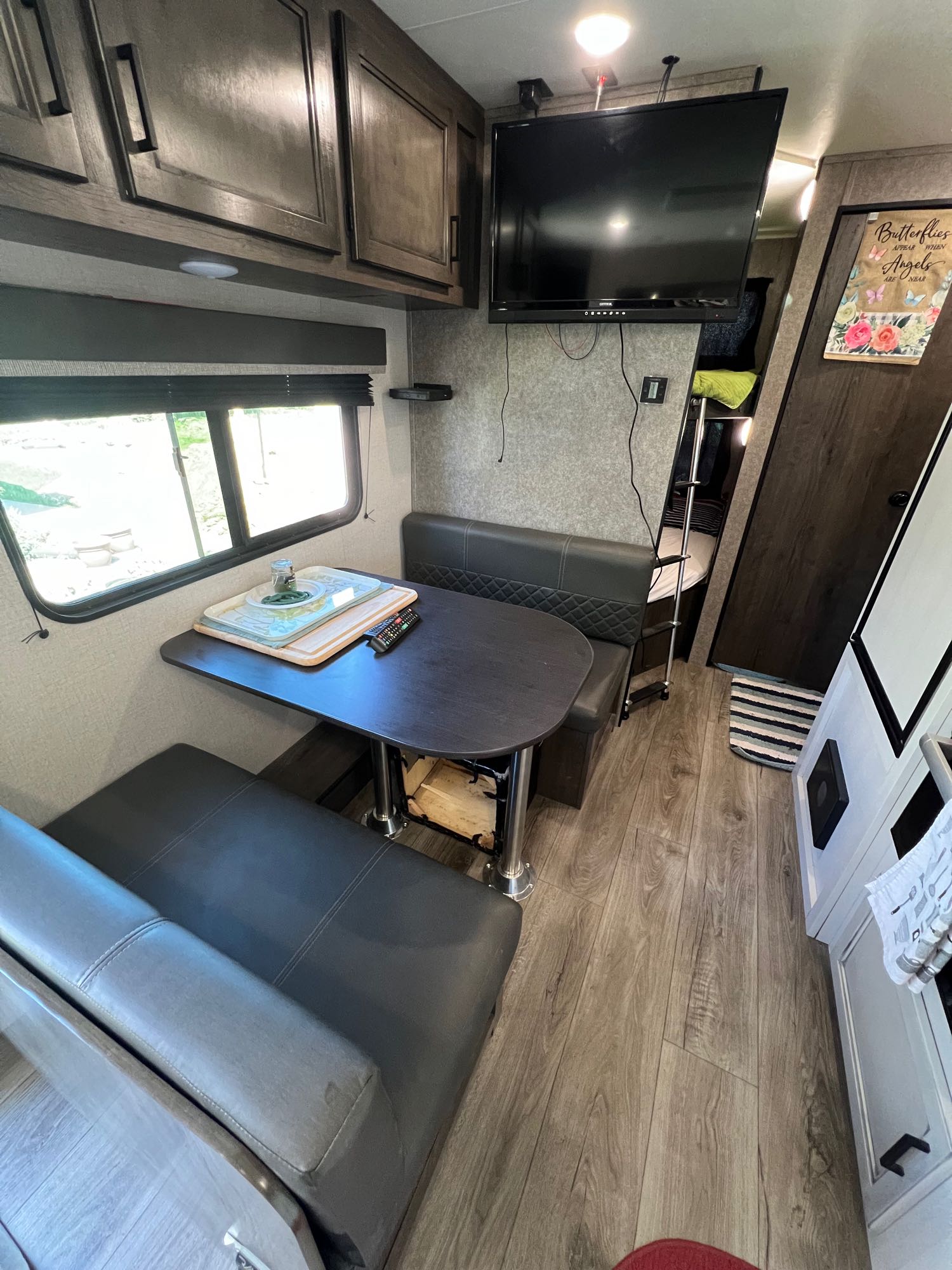 Dining also converts to sleeping area. Highland Ridge RV Open Range 2021