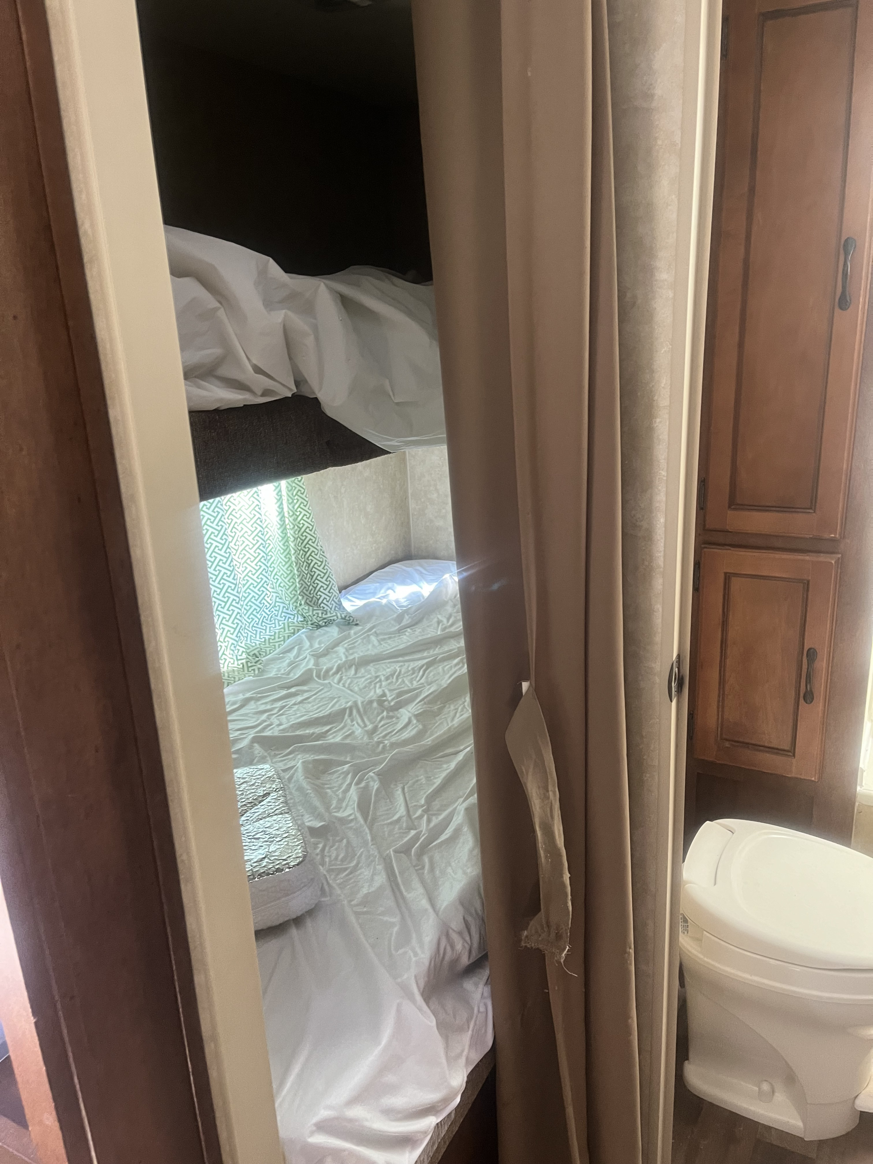 Bunk beds, foam mattresses.. Forest River Coachmen Catalina Santara 2012