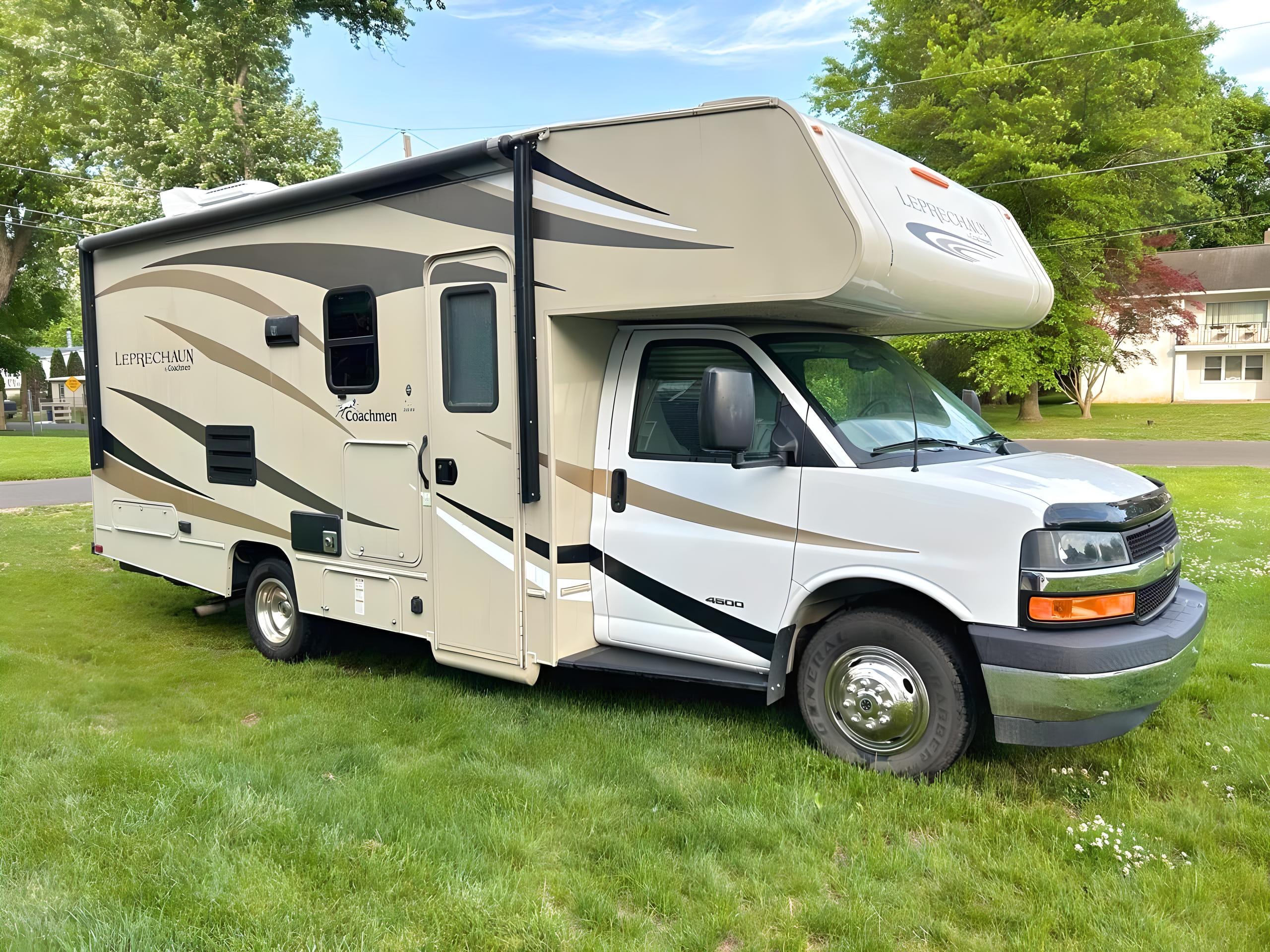 ADVENTURE AWAITS : SPACIOUS 2017 CHEVY LEPRECHAUN RV