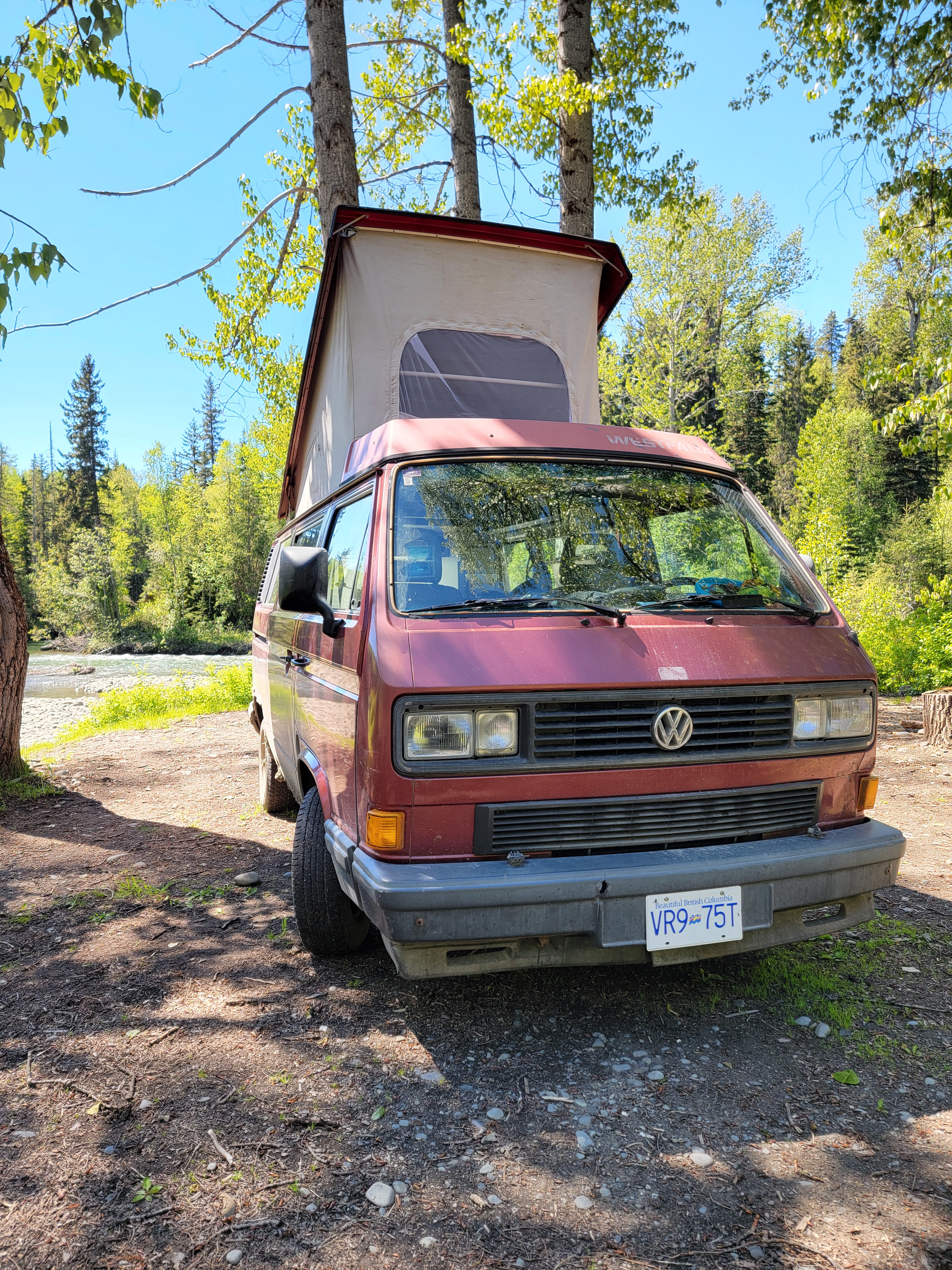 Clifford, The Little Red Van; Northern BC 'VW Westy Adventure-Mobile'
