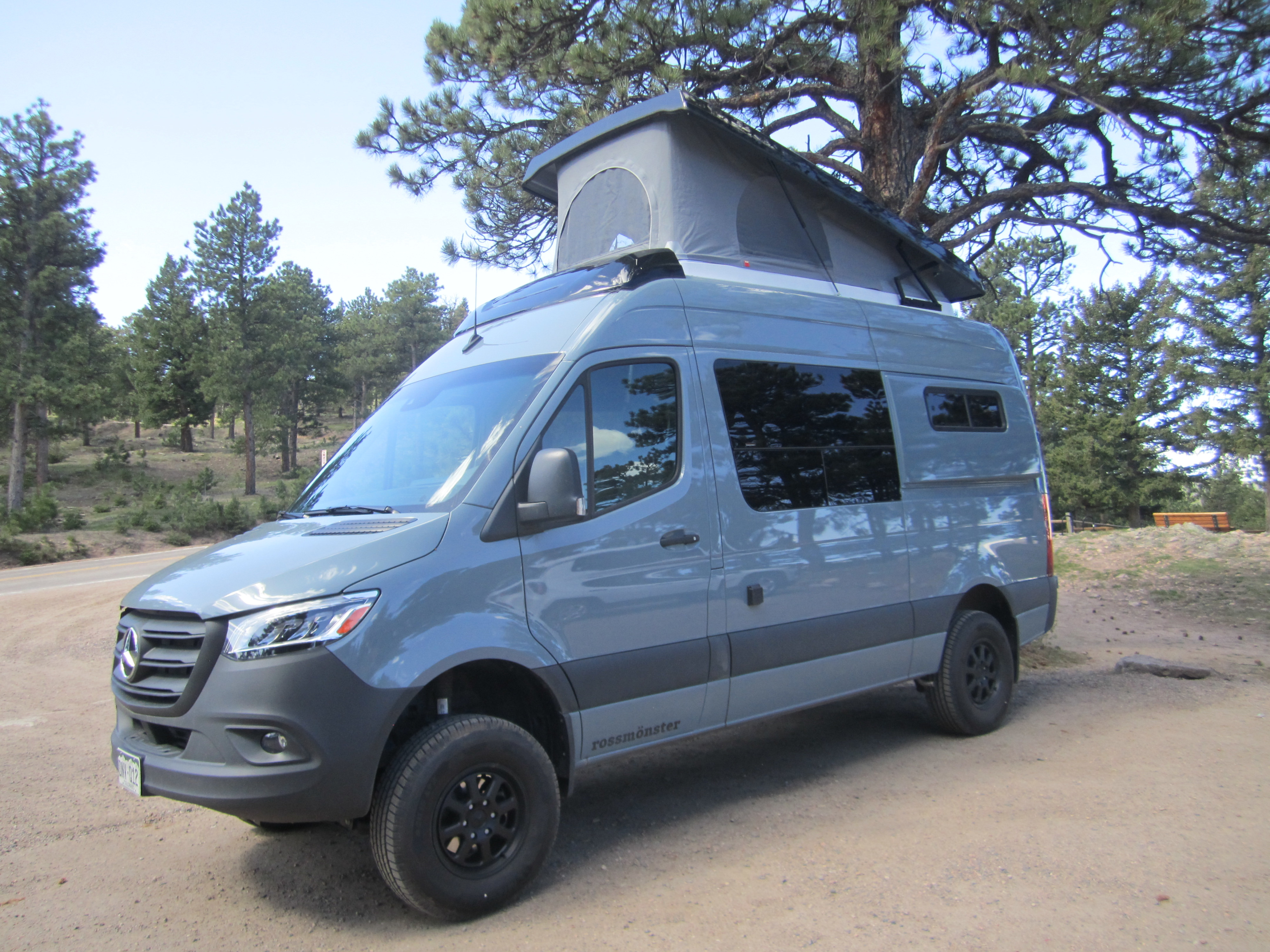 2023 All Wheel Drive Sprinter with pop top, rides 4, sleeps 4