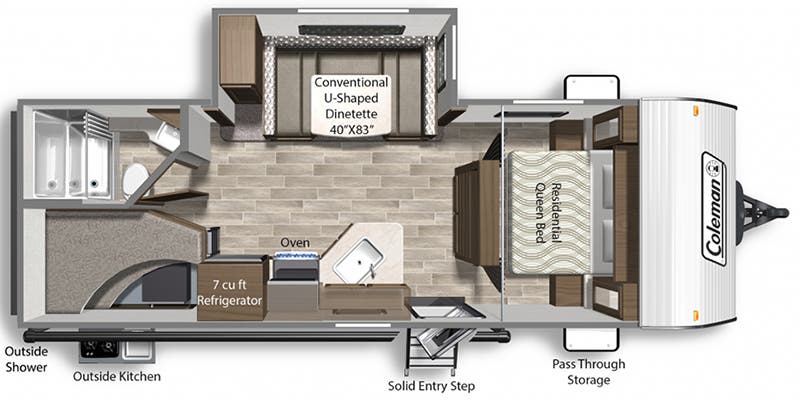 Travel trailer RV Rental 