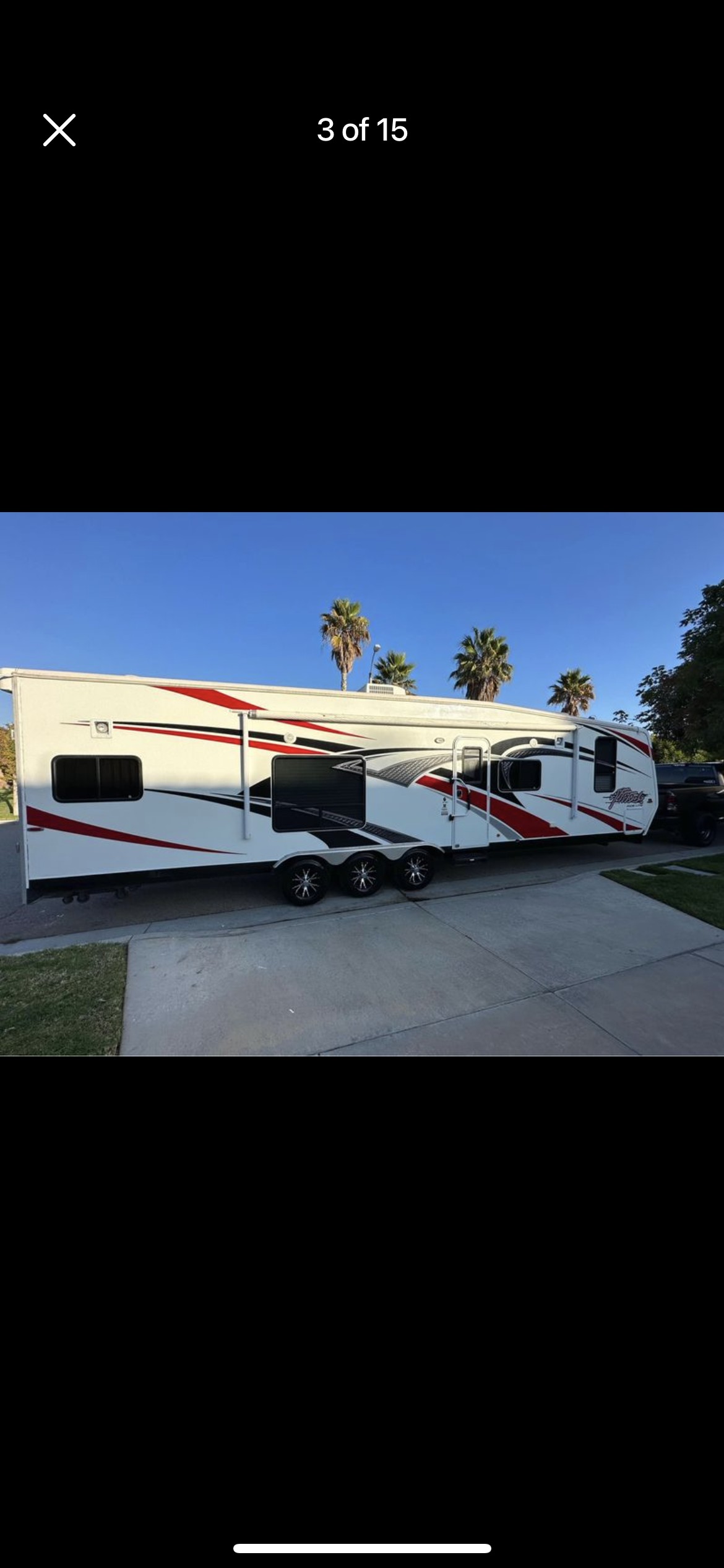 36’ Toy Hauler Delivered to you in the High Sierras and Mammoth Lakes, Ca