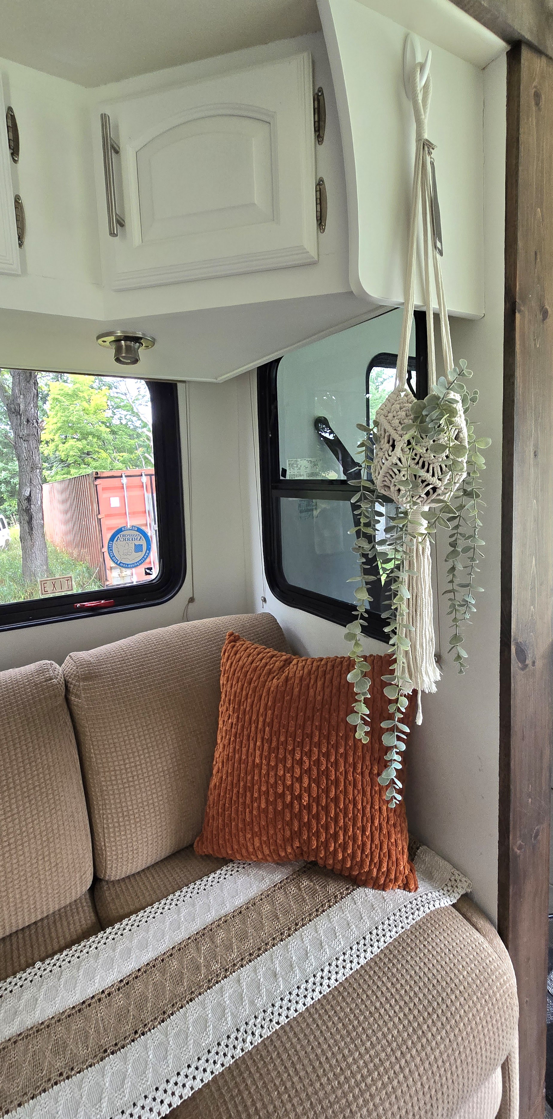 One of the 6 Sofa's that turns into a Pullout Double bed . Coachmen Mirada 2008