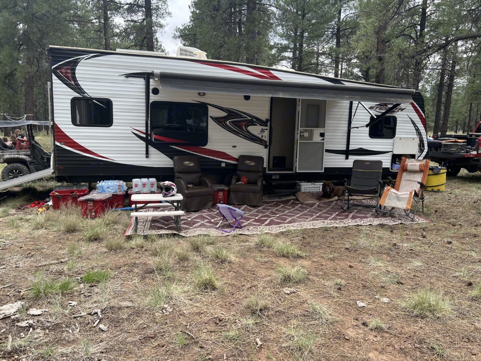 Toy hauler RV Rental 