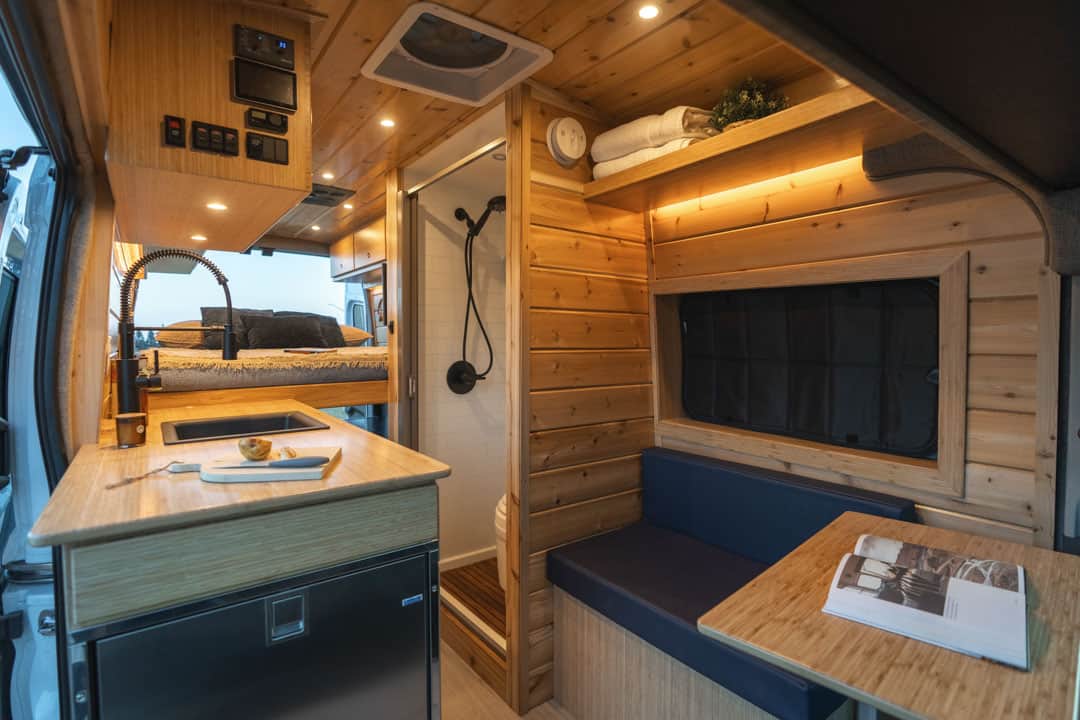 2023 AWD Ford Camper Van w/ Off-Grid Power and Water