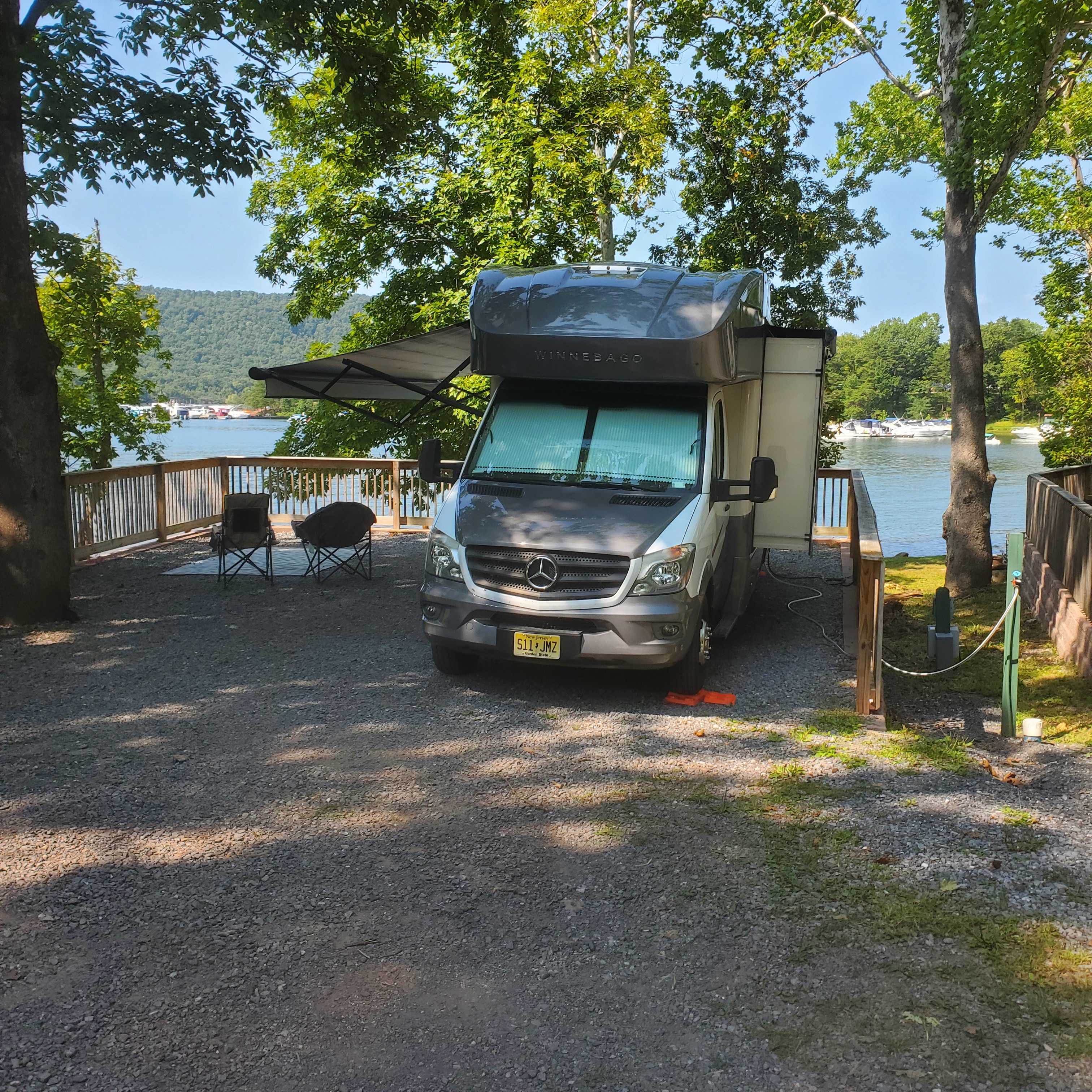 Titan and Four P's in a pod - Mercedes RV - Winnebago Navion