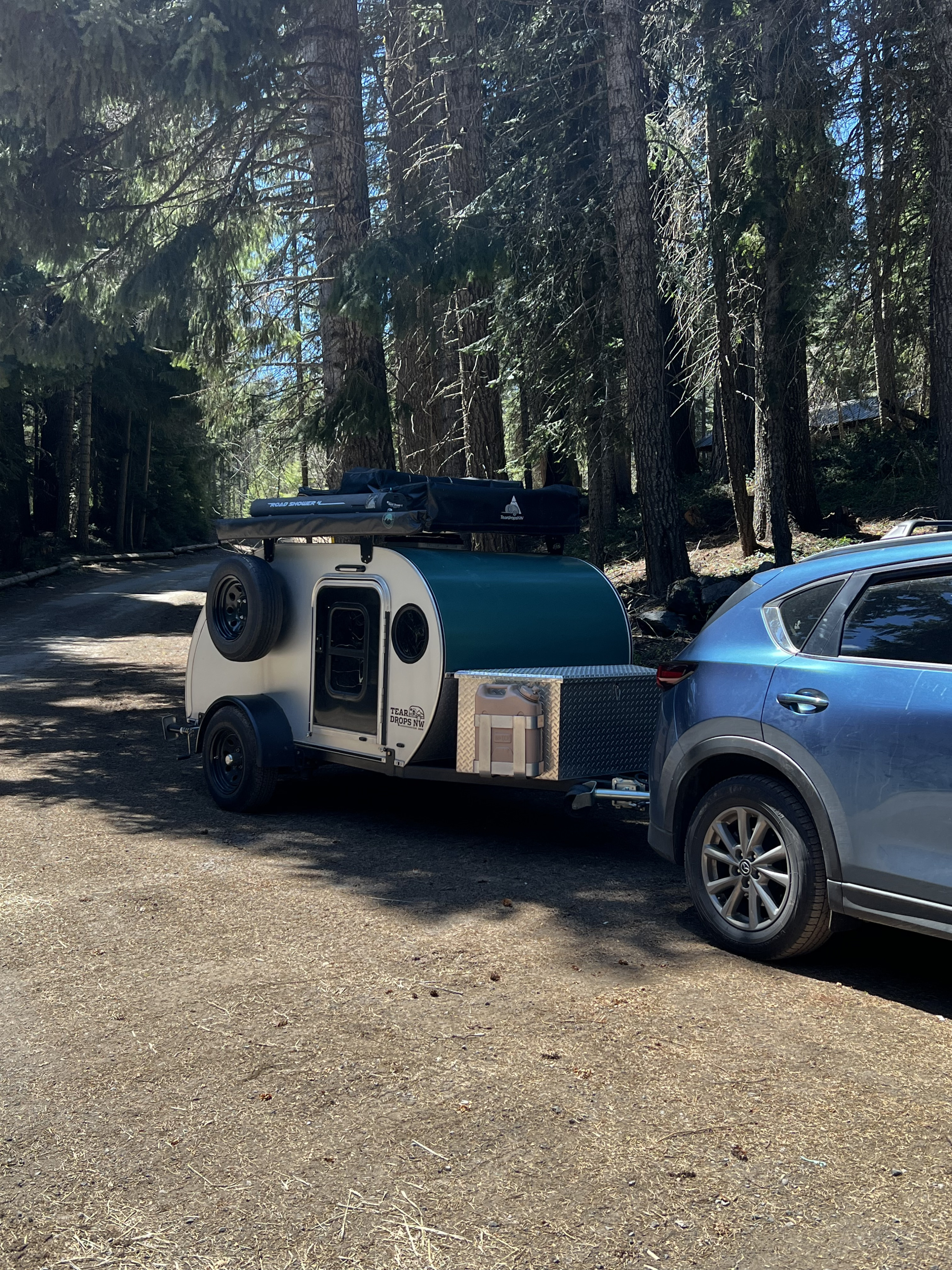 Fern the 2022 Teardrop! +Rooftop Tent, Shower, Awning, & full Kitchenette!
