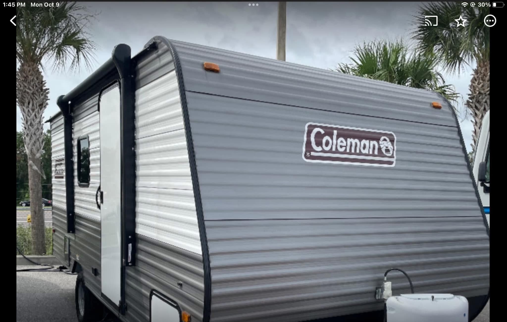 Cozy & Adventure-Ready Coleman Lantern 17B Travel Trailer