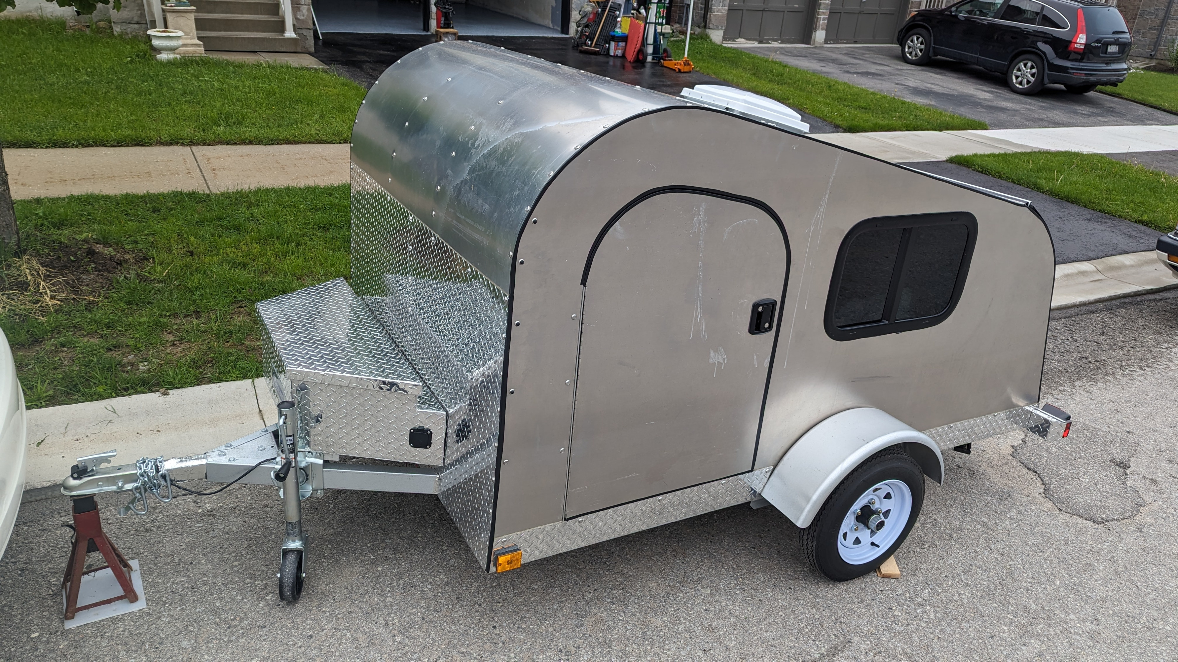 Teardrop Camper - Custom Aluminum - Cozy Interior