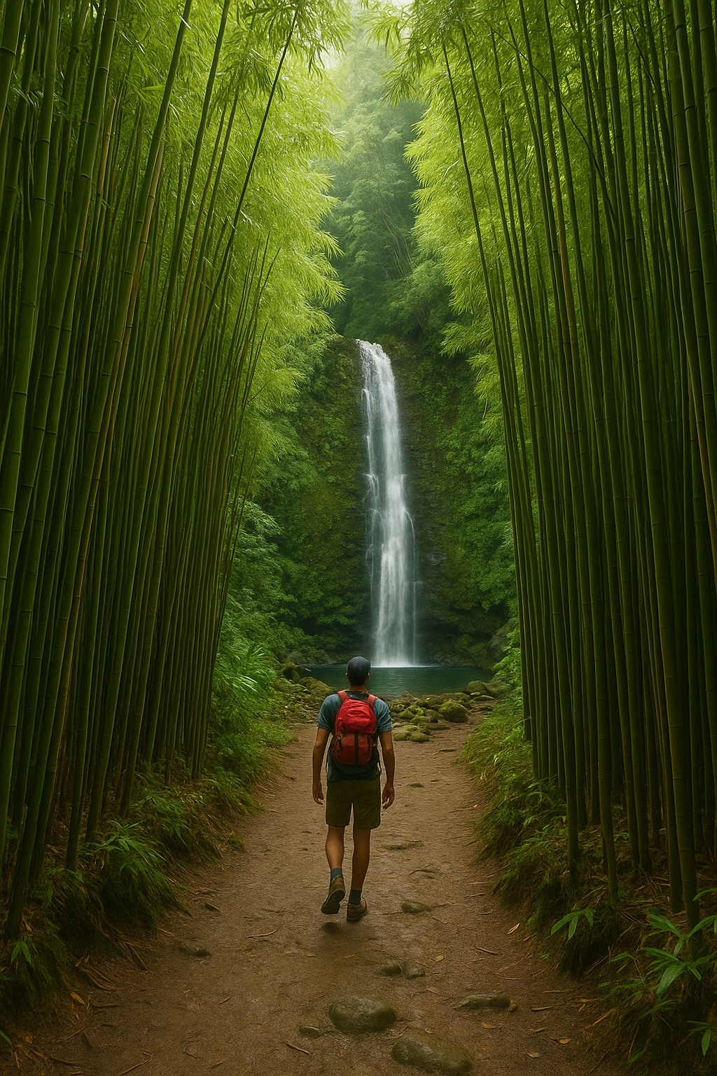 Amazing Water Fall Adventure Hike