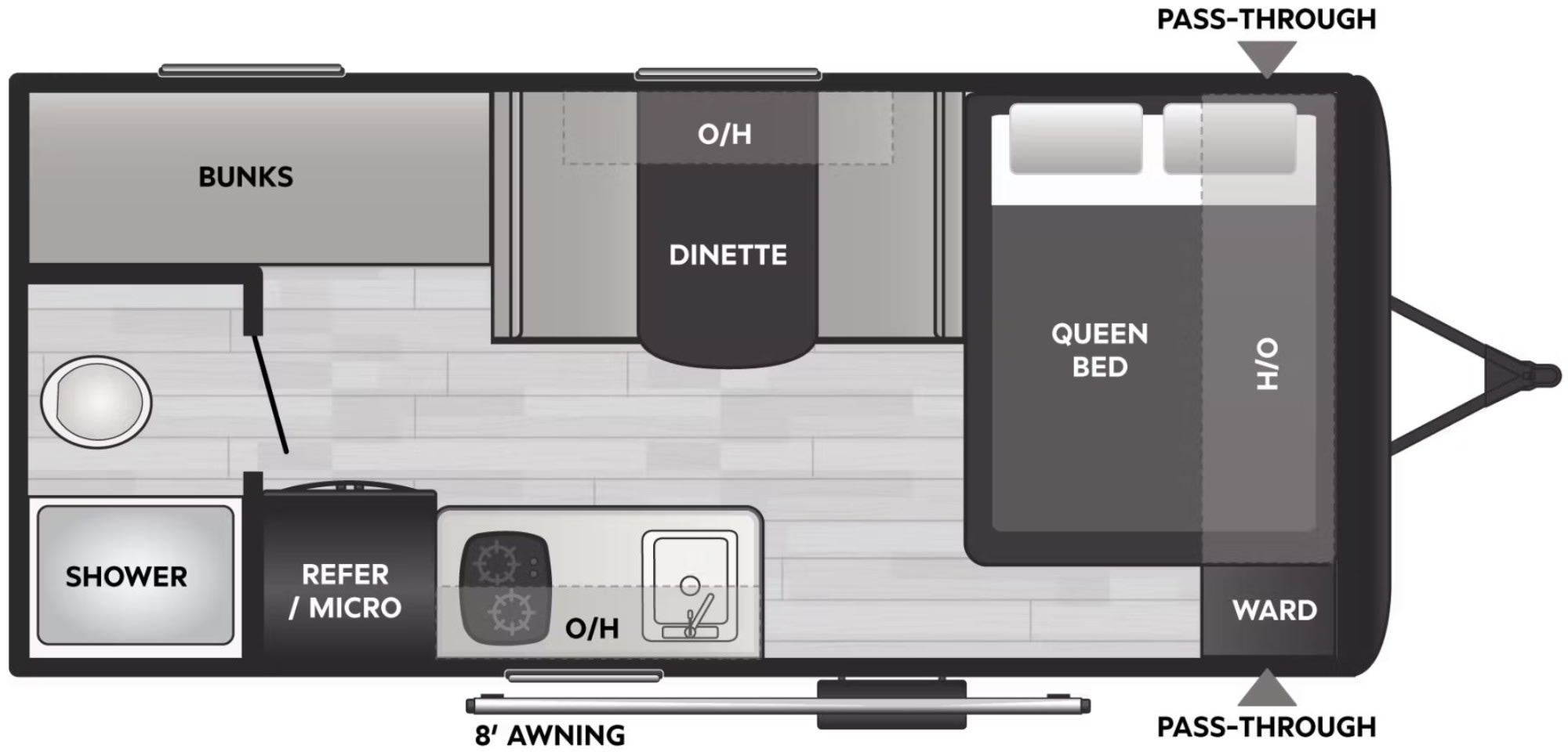Travel trailer RV Rental 