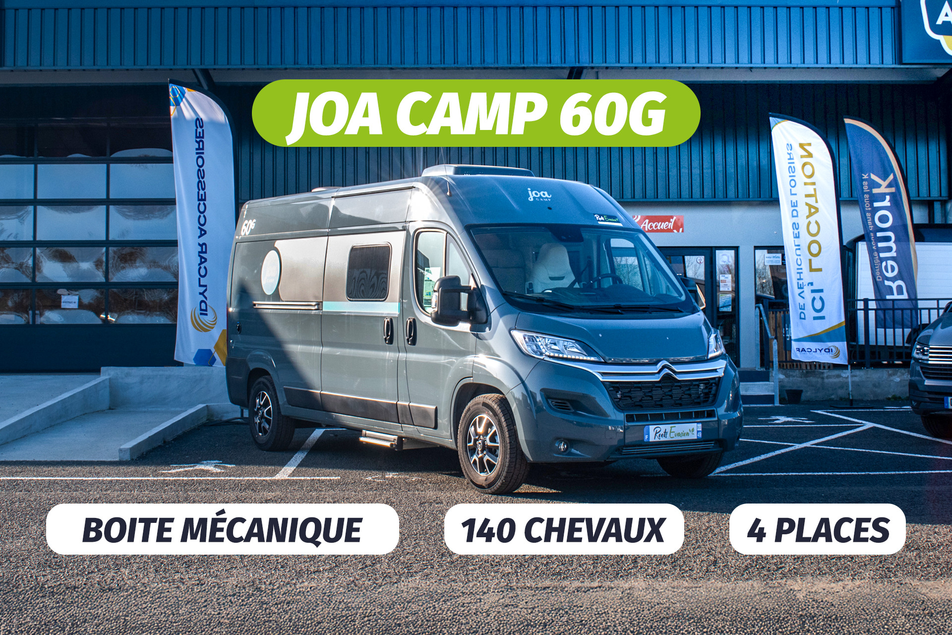 Joa Camp 60 G (3 couchages)