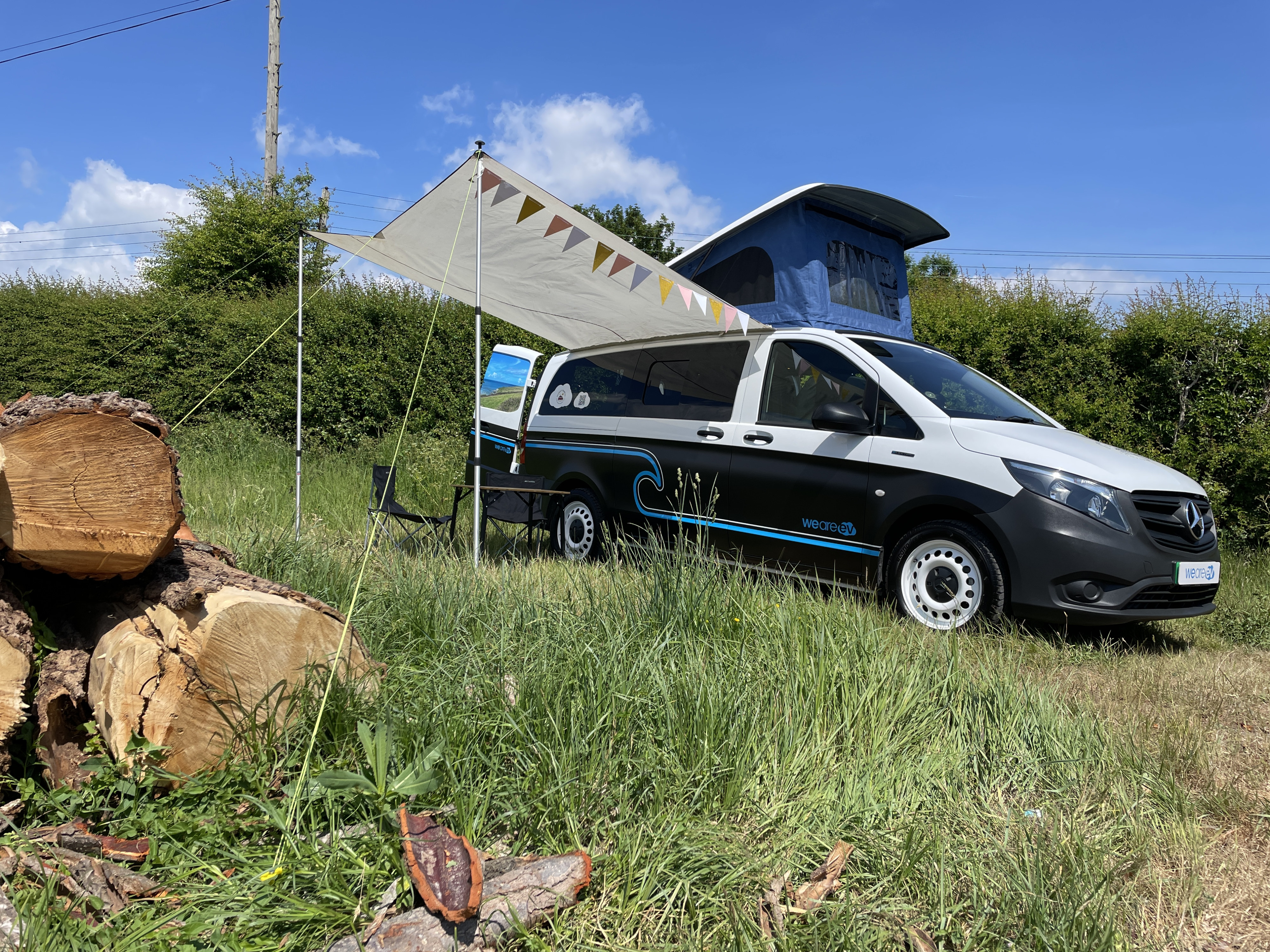 Volta campervan for hire, Pilning Quirky Campers