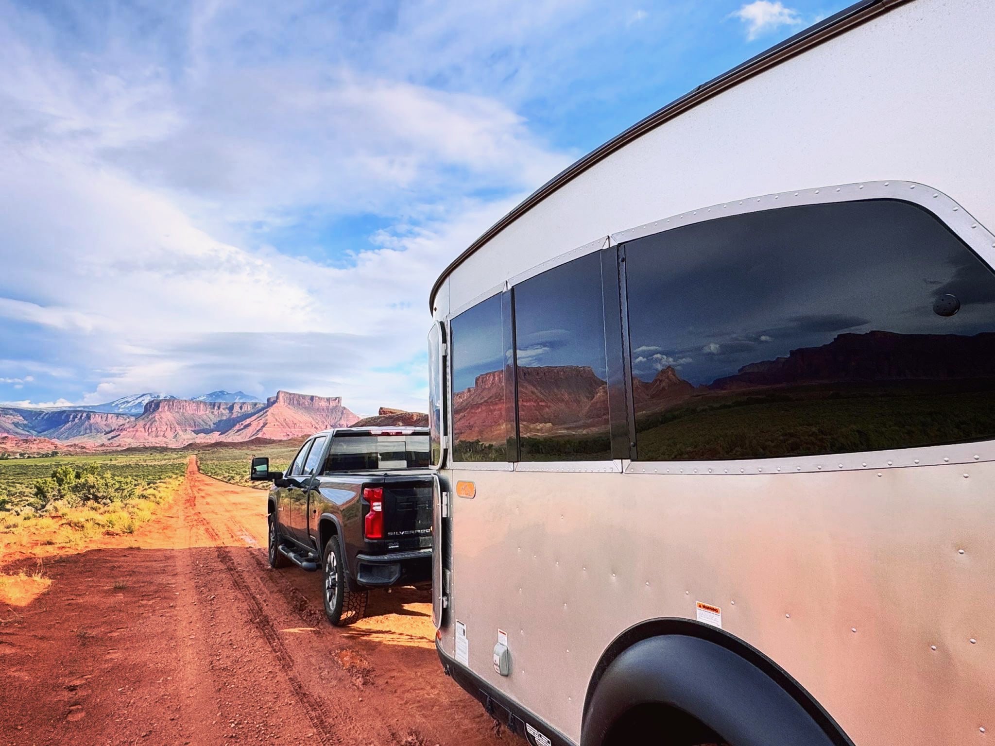 "The Glamping Butler's Airstream Basecamp 20X also Available with Tundra