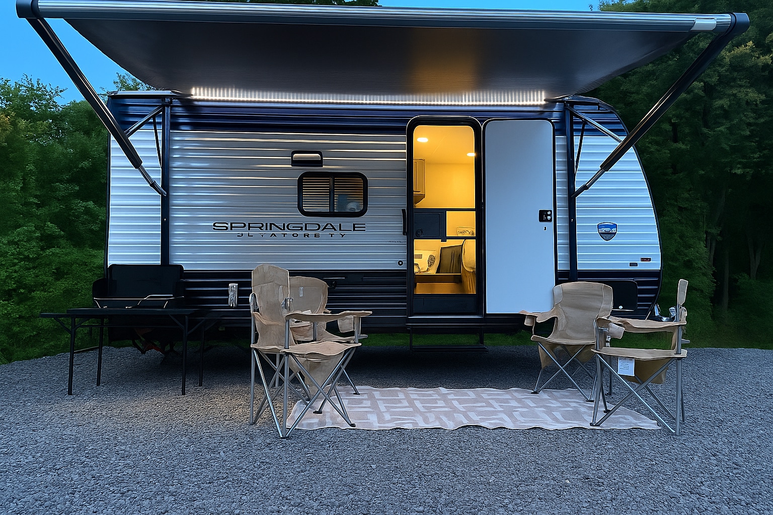 2025 Springdale - Beachy Camper w/Bunks, Pets Welcome
