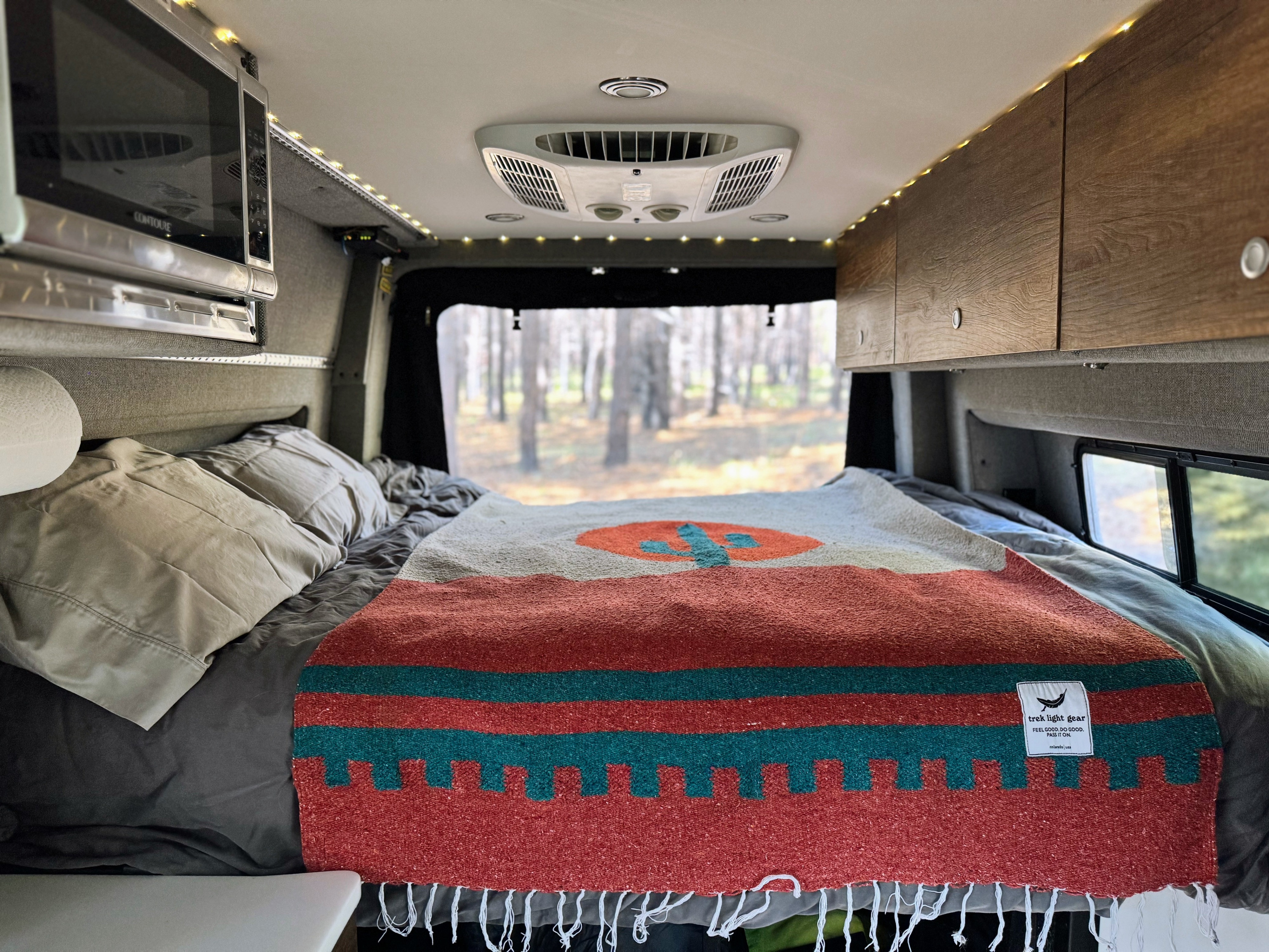 We’ve integrated a 2-inch latex mattress topper into the four mattress pieces so it’s much more comfortable than the stock foam mattress!. Storyteller Overland Storyteller Overland Class B 2021