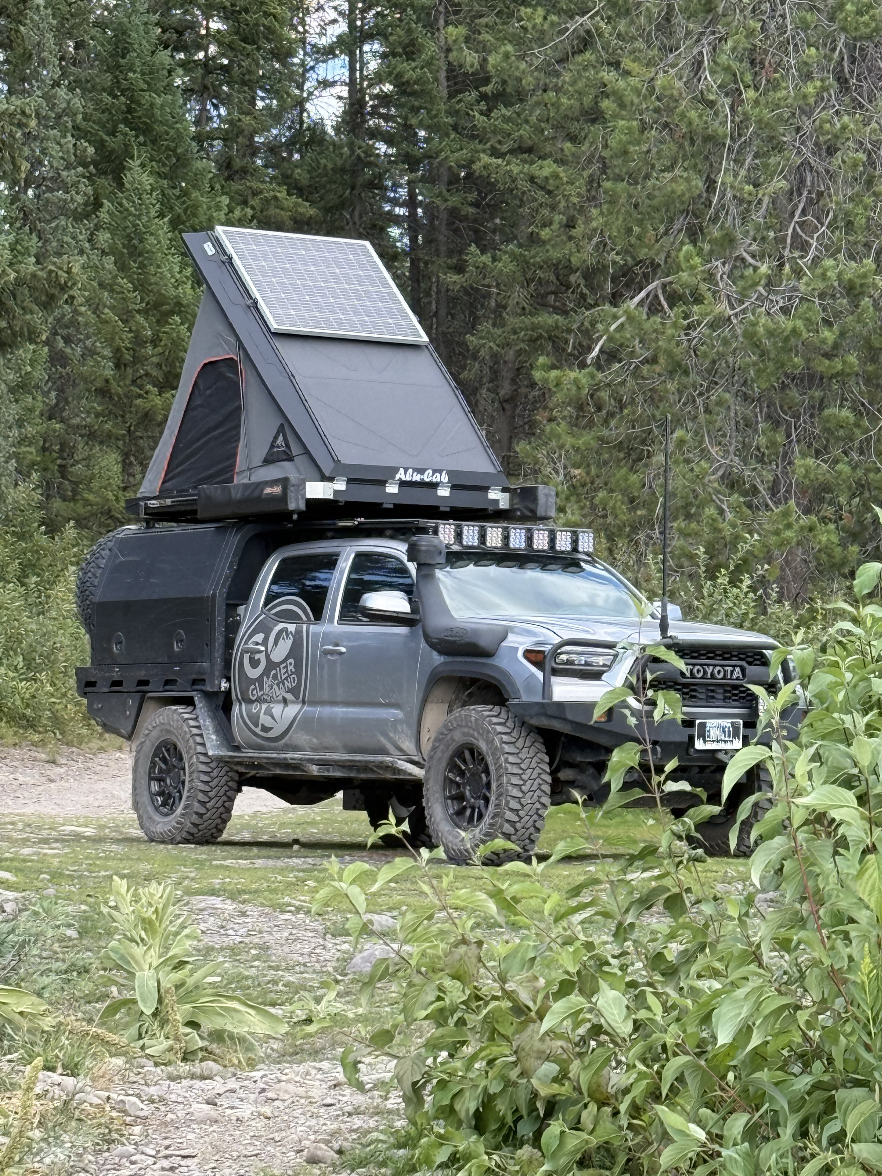 Glacier Overlands Toyota Tacoma Expedition