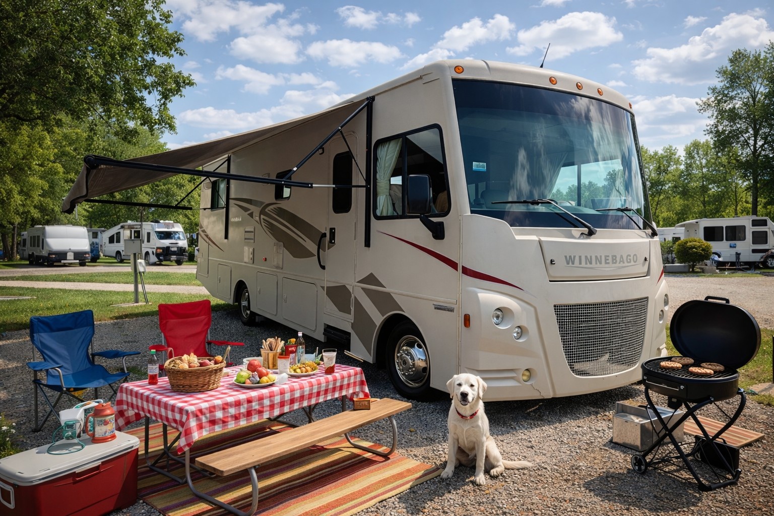 WINNEBAGO VISTA 31KE-Spacious RV with Slide-Out.