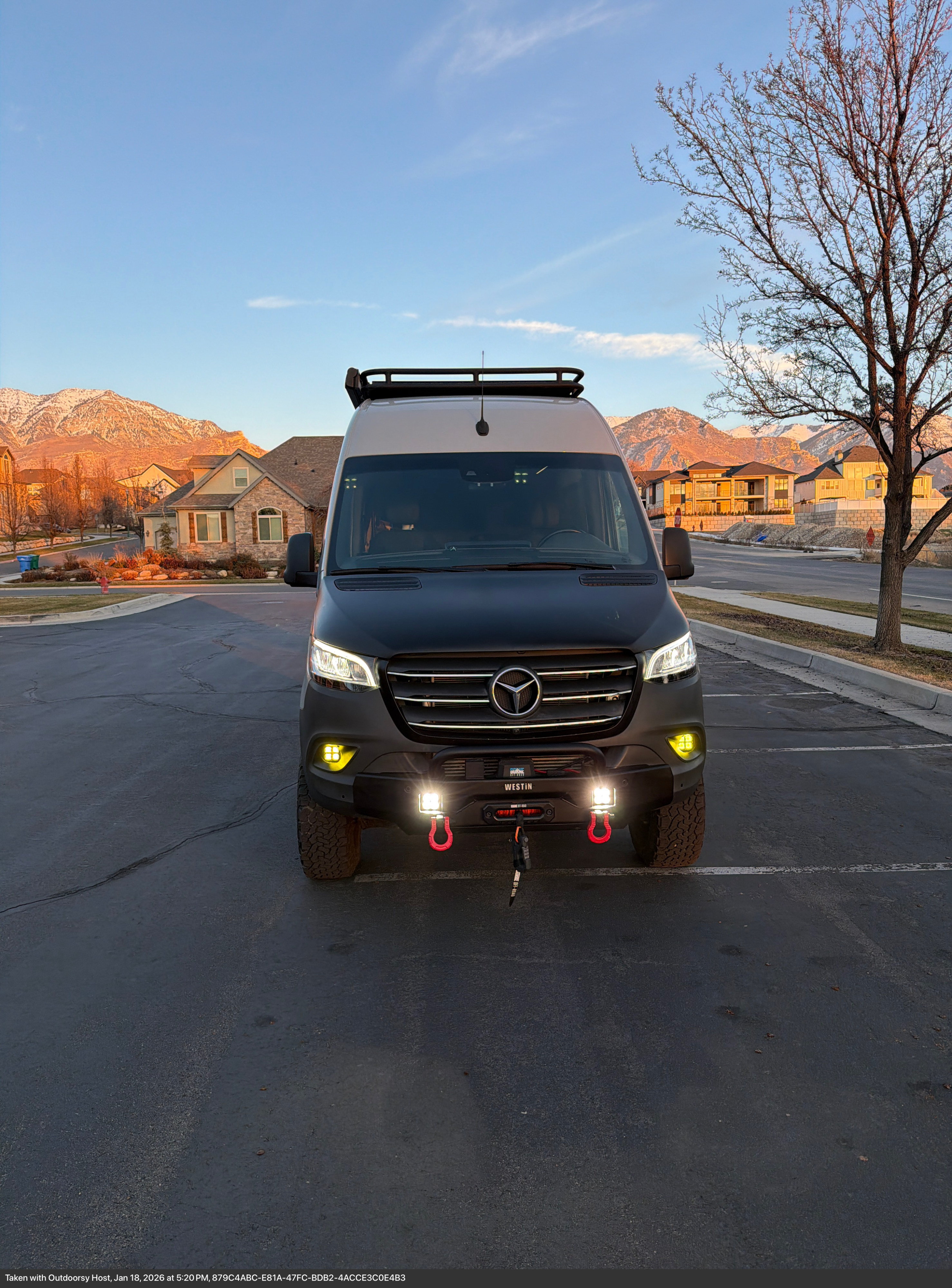 Professional converted "4x4 Luxury Sprinter Solar, Hot Shower, Diesel Heat