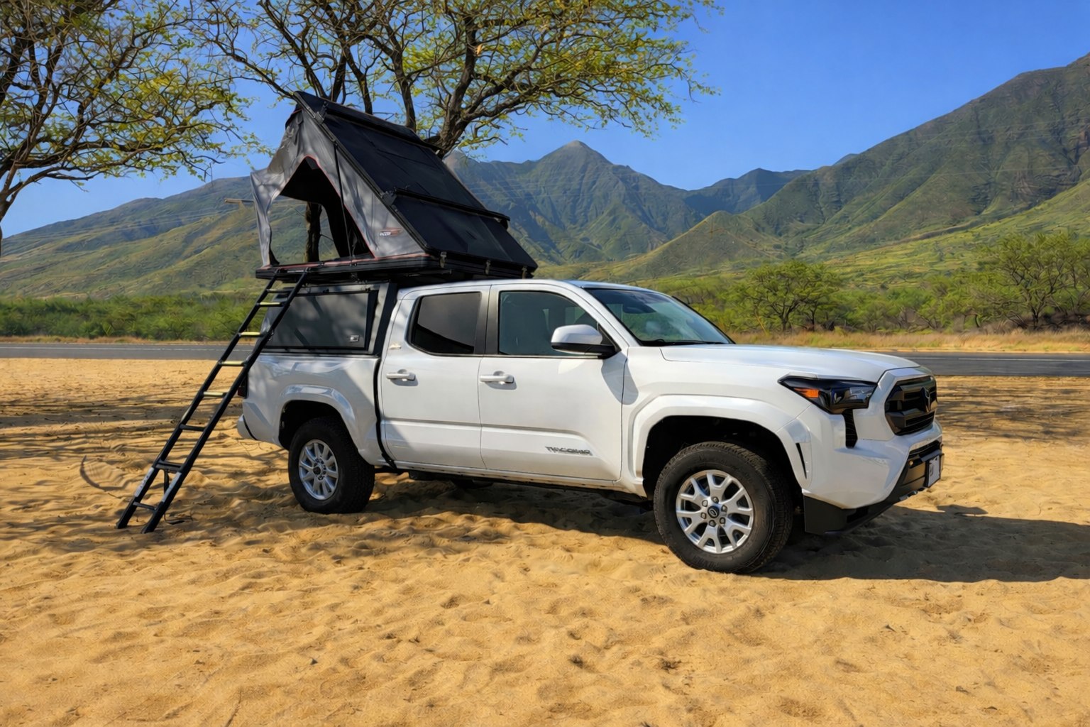 2025 Tacoma with Camper Shell by Easy Camping Maui