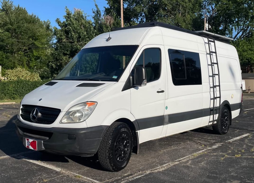Off-grid campervan