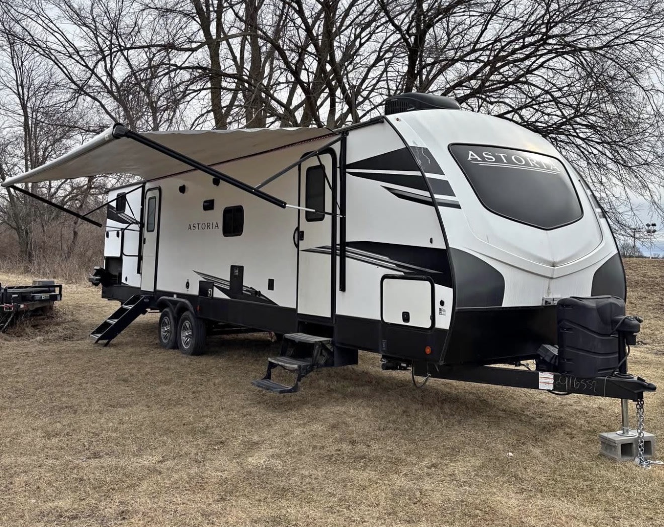2024 Dutchman Astoria family camper lots of space with private bunk room.