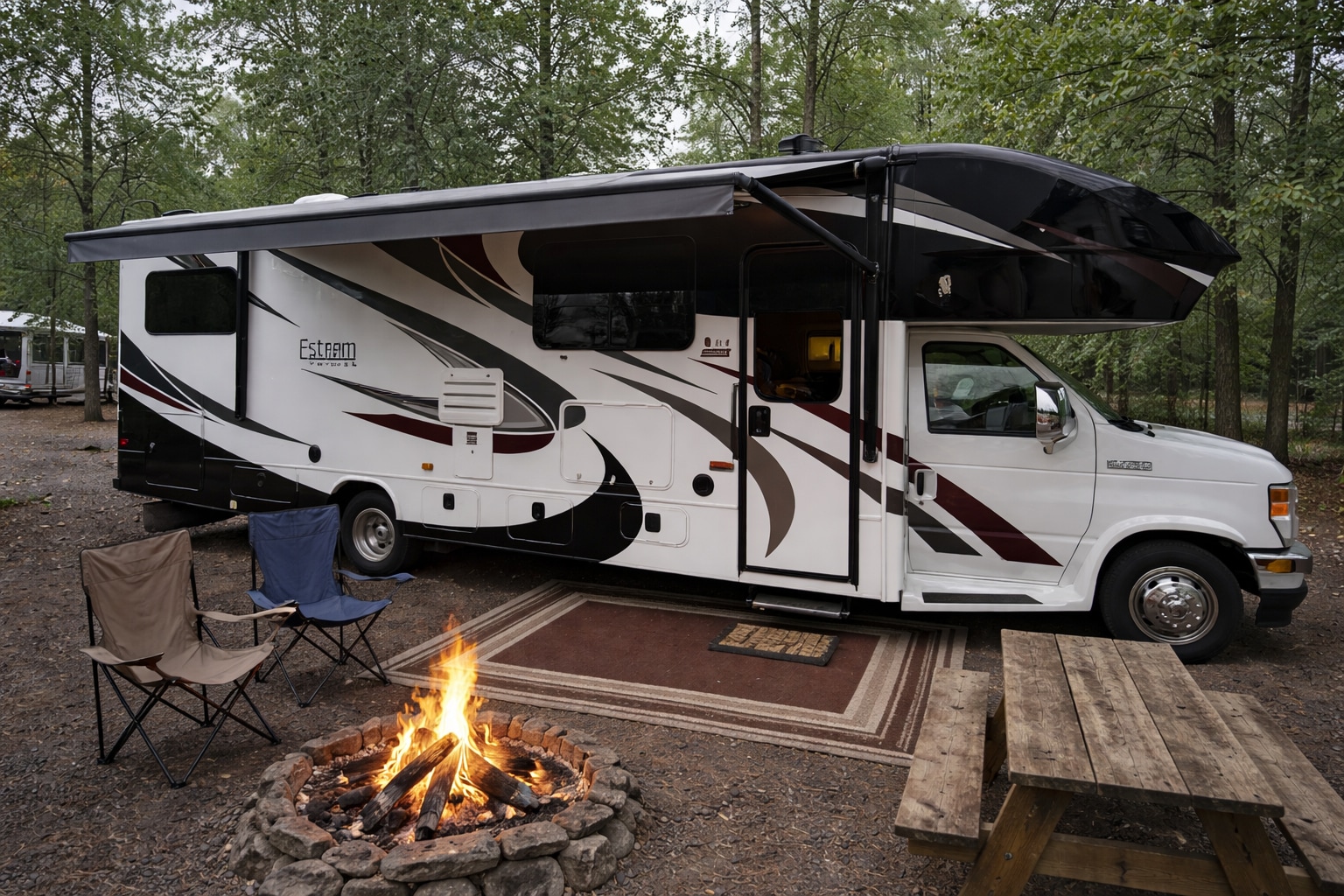 Modern Adventure-Ready RV – Entegra Esteem | Sleeps 8 | Outdoor TV