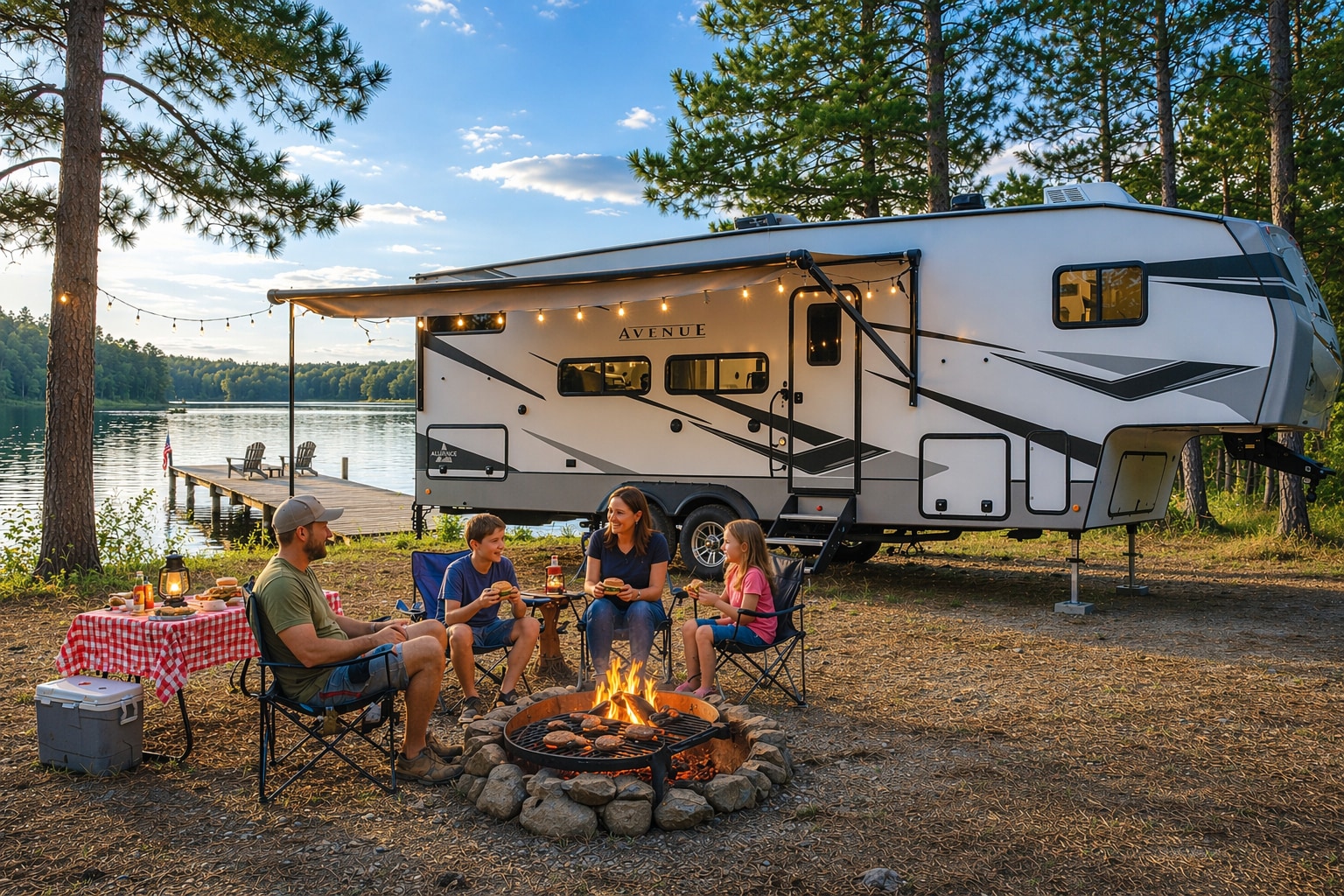 Spacious Family Adventure Bunkhouse RV Escape GWTX2339