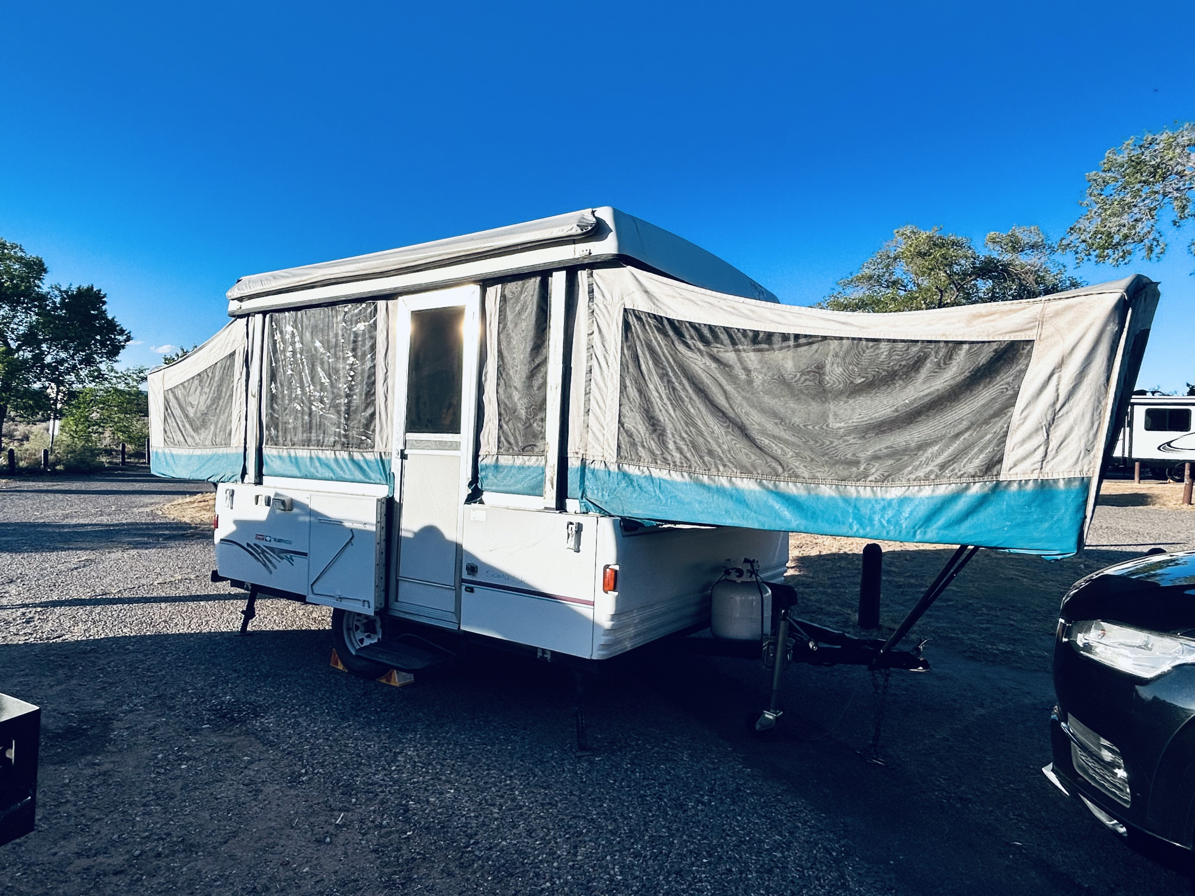 Midnight Moss: Renovated Vintage Coleman Pop-Up