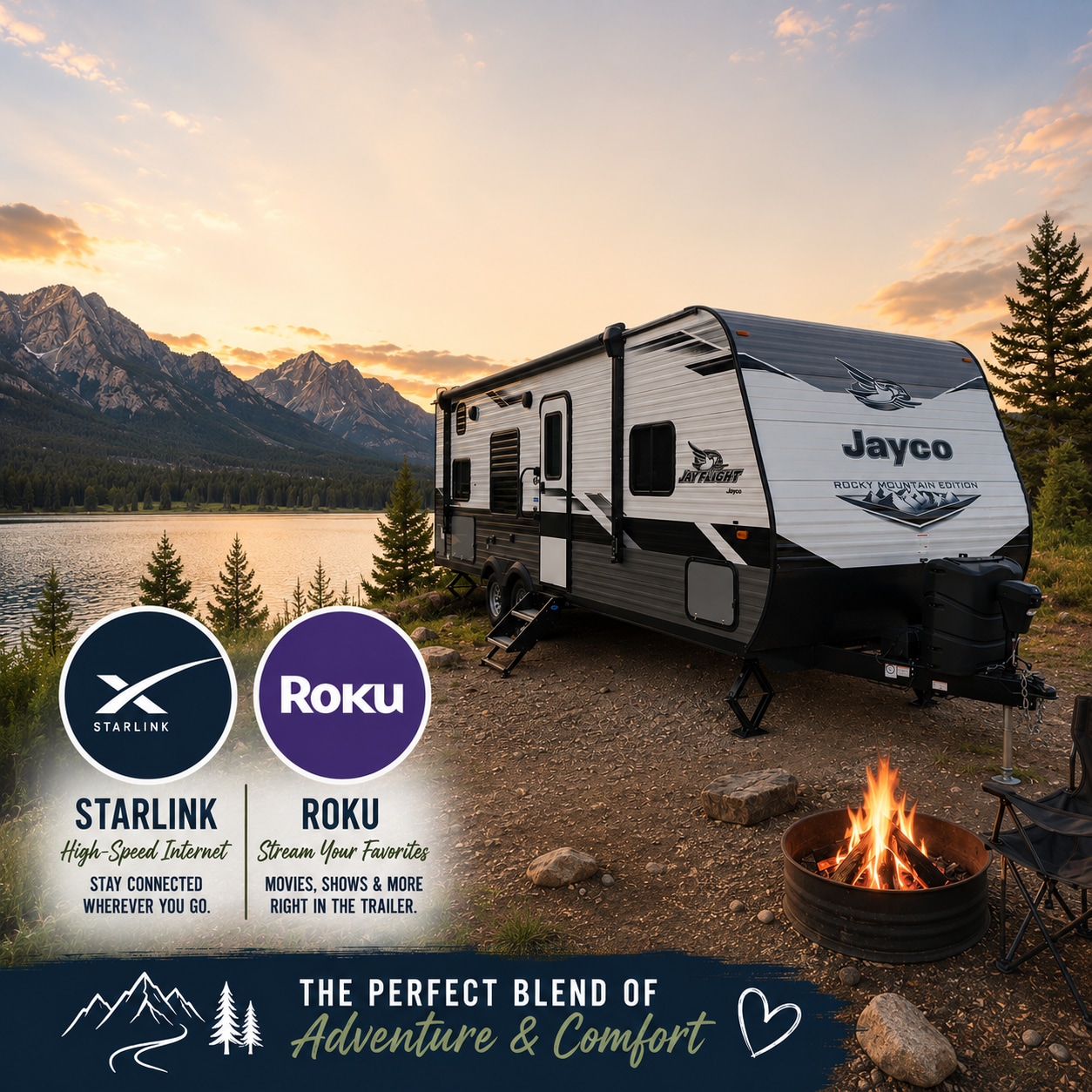 2022 Jayco Jay Flight SLX Rocky Mountain Edition • Sleeps 8