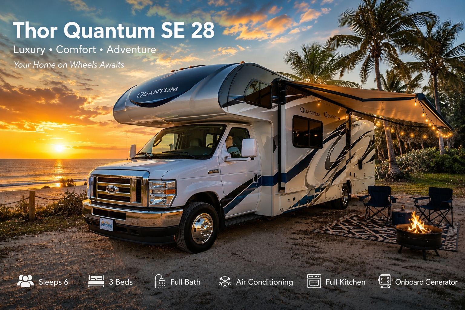 | Family Adventure RV | 2025 Thor Quantum | Starlink | Sleeps 5