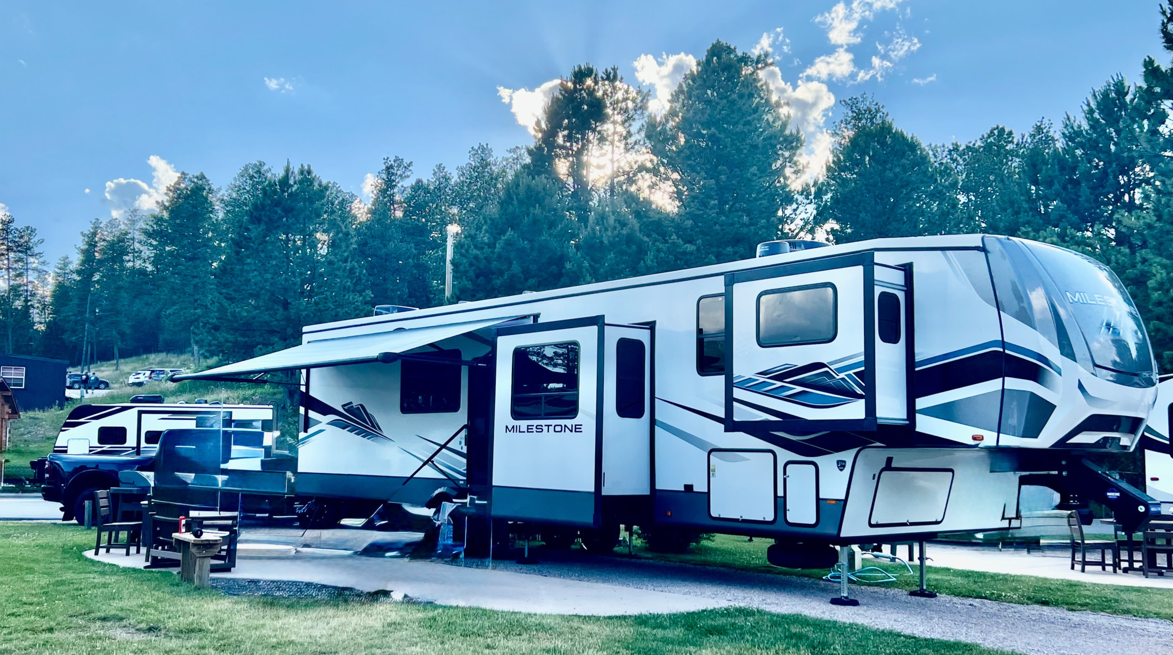 Luxury Delivered Glamping RV | Full Setup, Cold AC, King Bed & Bunkhouse