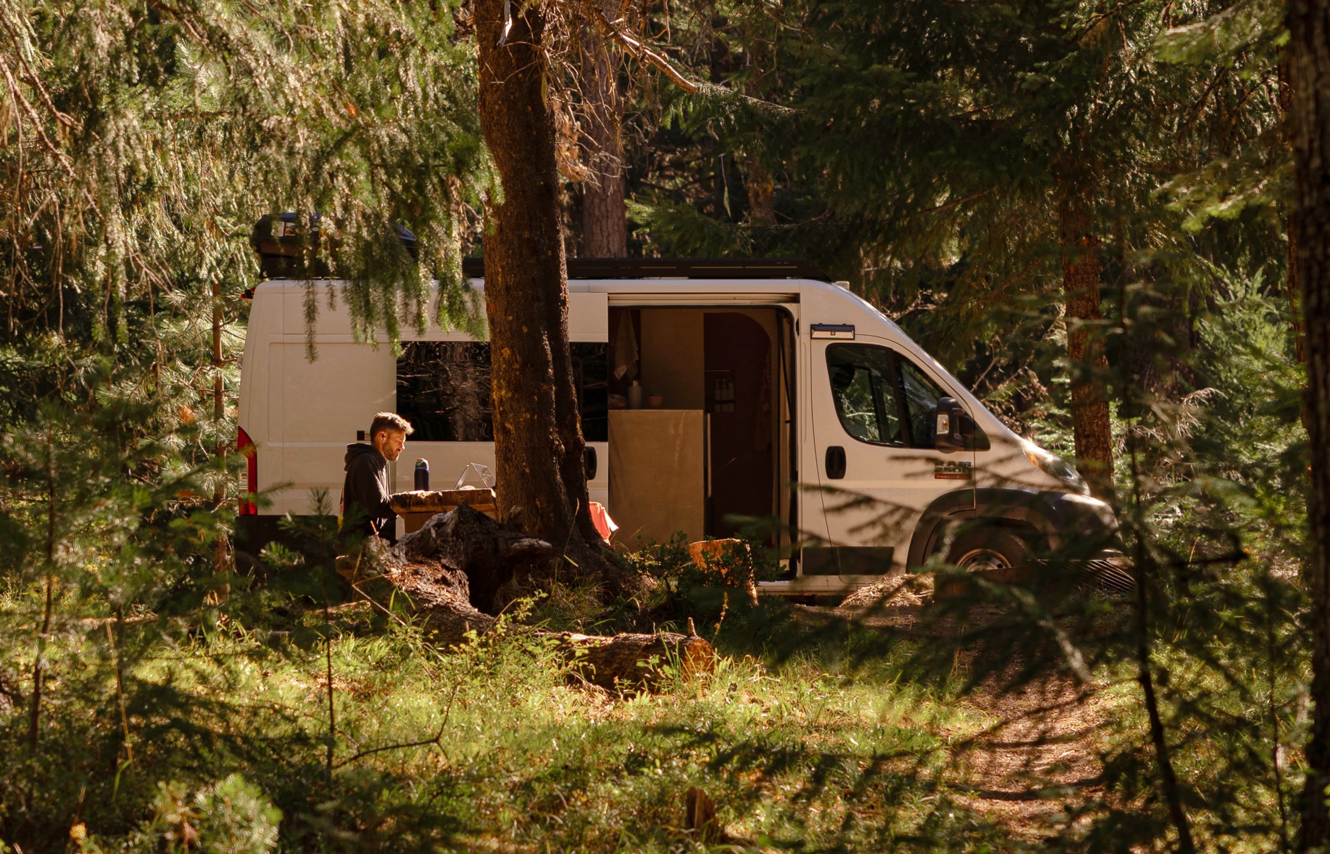 Your escape to nature. Ram Promaster Camper Van