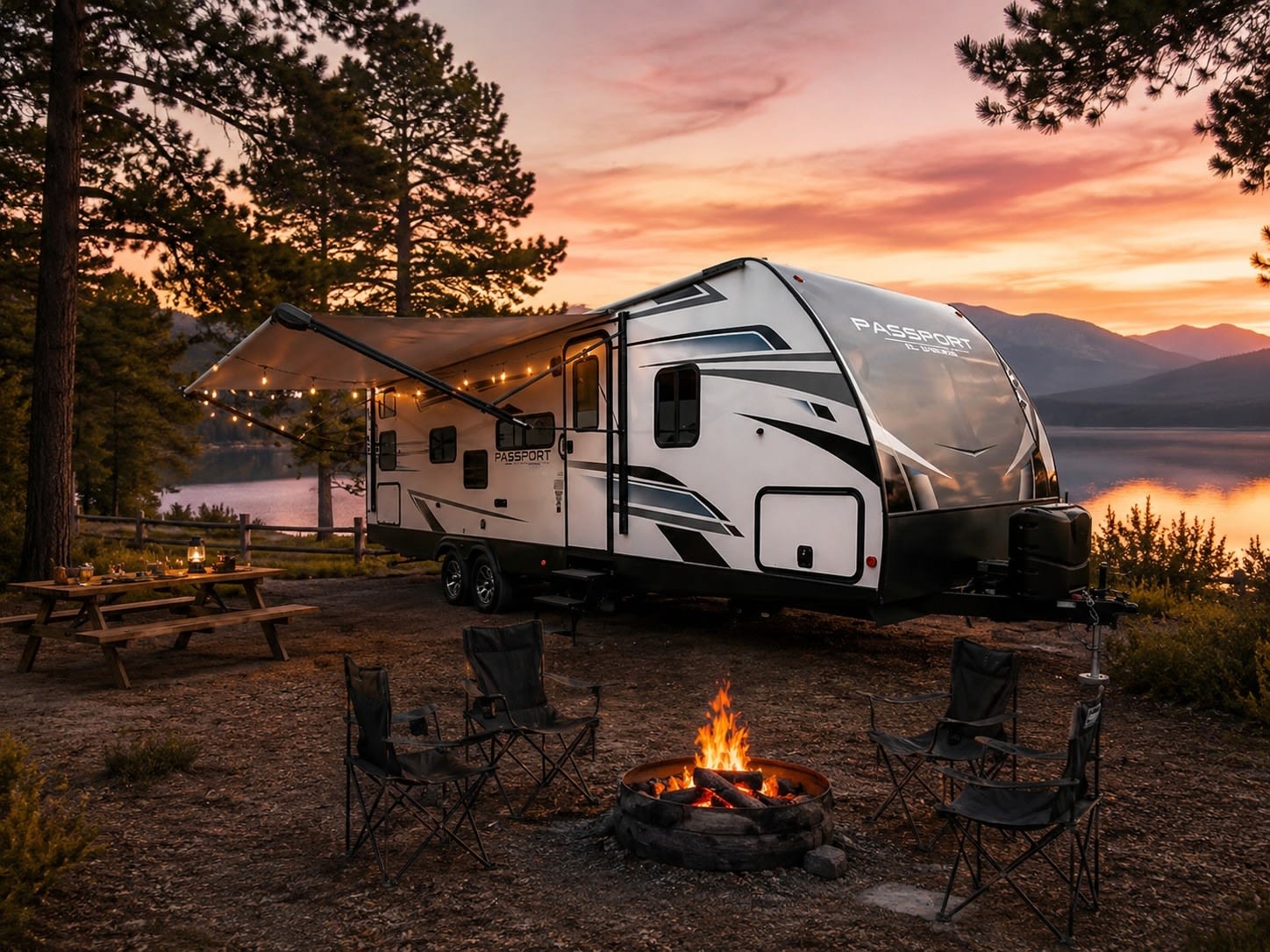 RV Bunkhouse | Sleeps 7 | Delivery, Setup & Linens | 2 Private Bedrooms