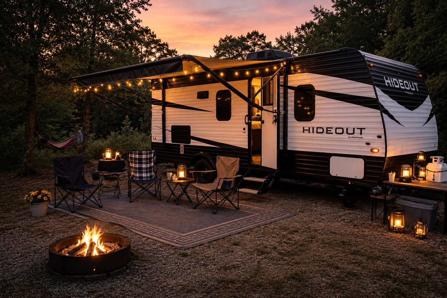 Firefly | 2020 Keystone Hideout • Family Camper • Sleeps 5 • Fully St